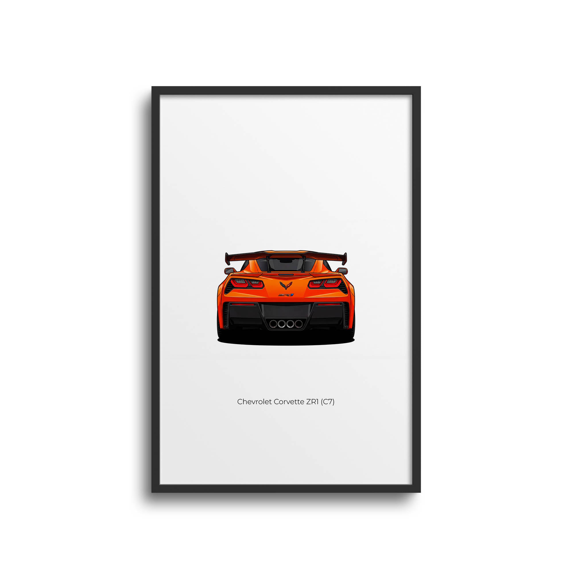 2019 Chevrolet Corvette ZR1 C7 – Car Print