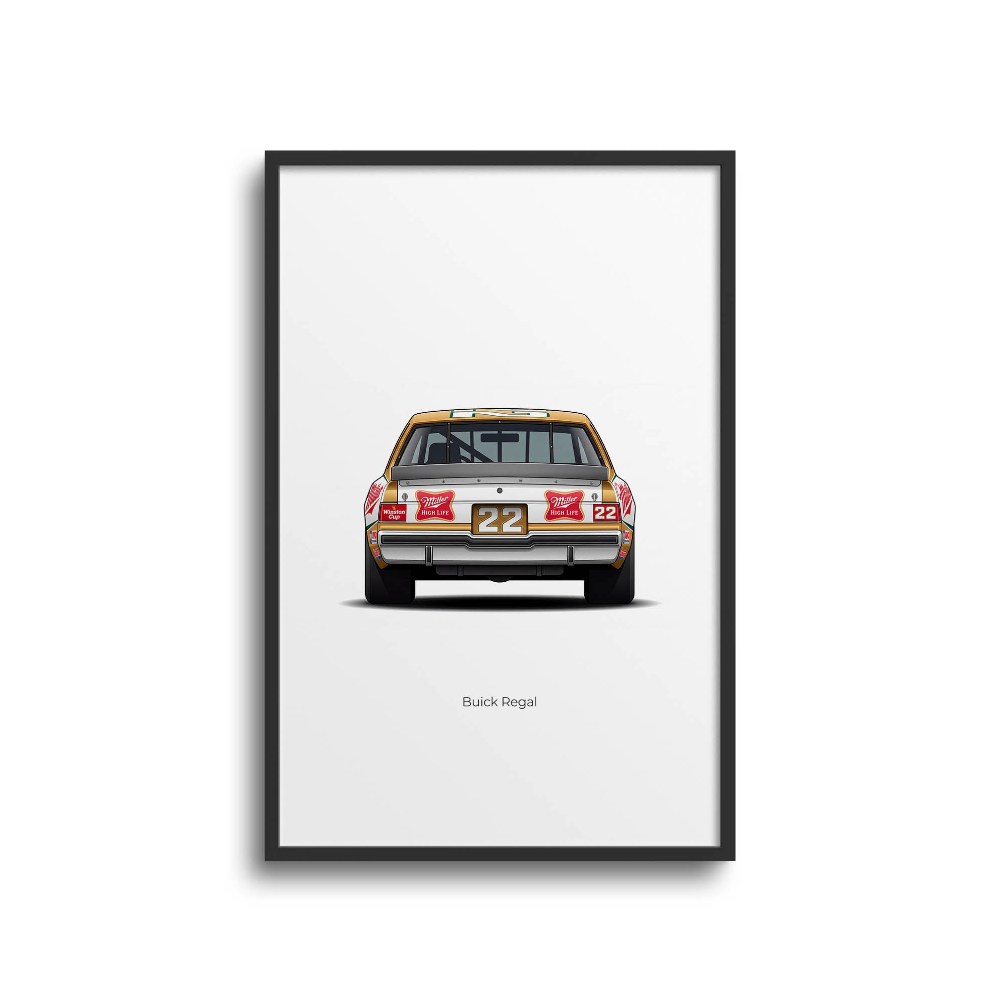 1983 Buick Regal Bobby Allison Miller High – Car Print