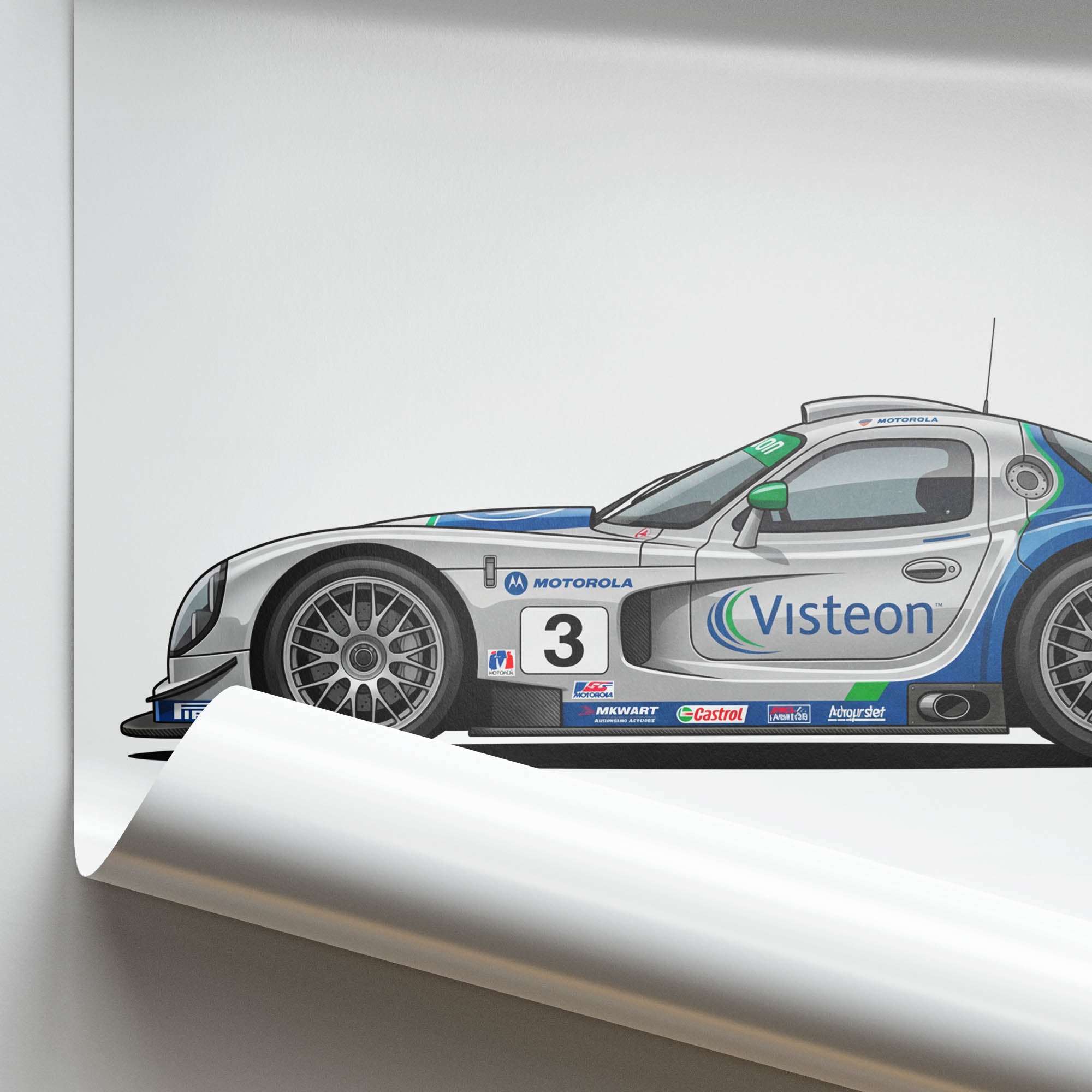 1998 Panoz Esperante GTR 1 Visteon – Car Print