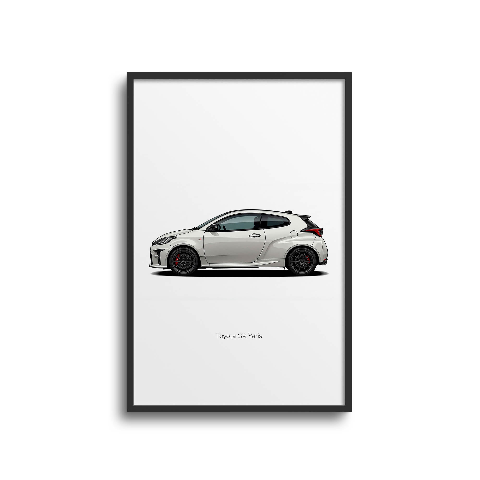 2020 Toyota Gr Yaris Platinum – Car Print (Side)