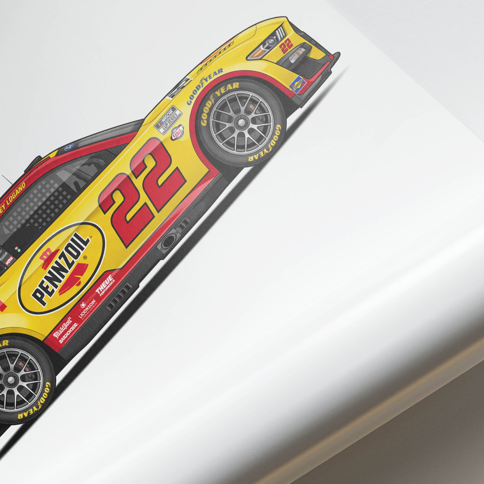 2025 Ford Mustang – Car Print