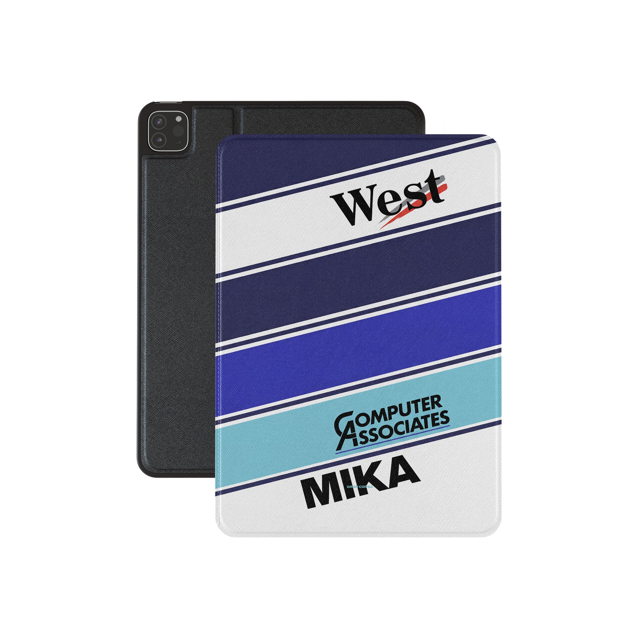 Mika Häkkinen iPad Case - 1998 McLaren Design | F1 Racing Tablet Cover