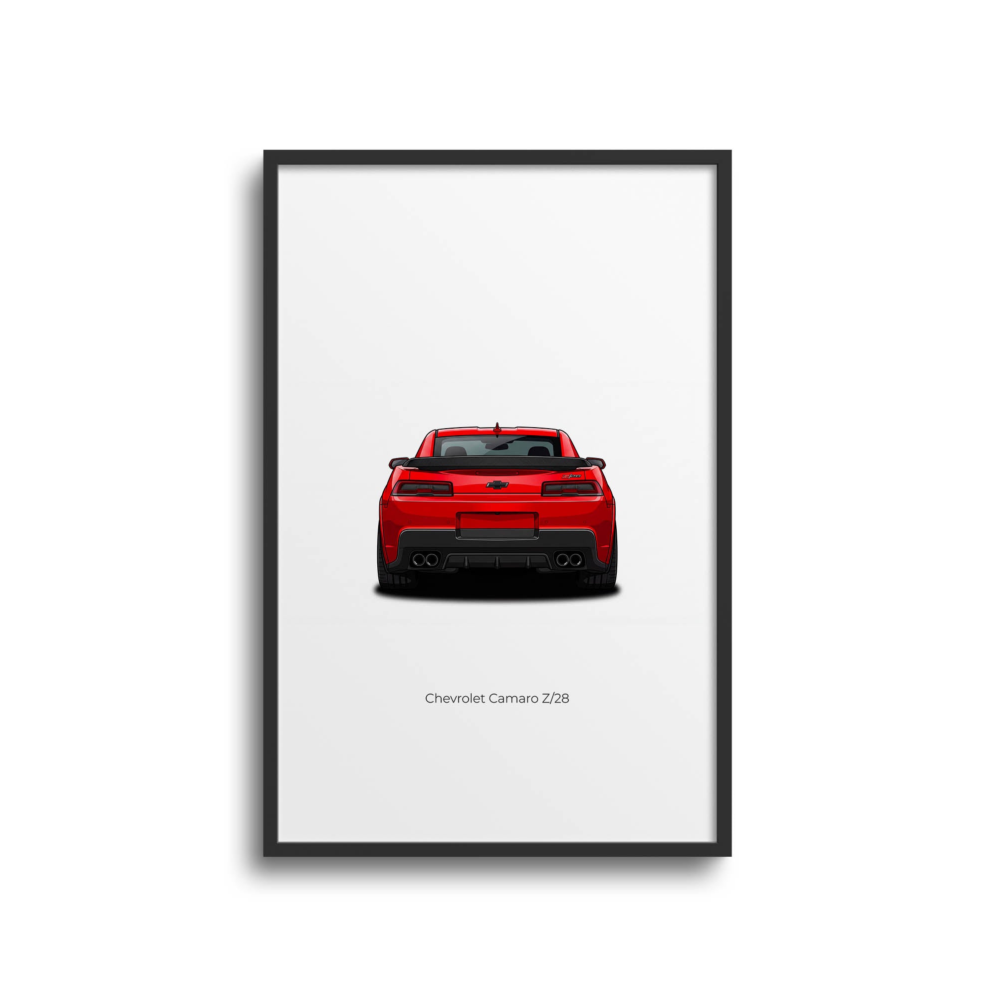 2014 Chevrolet Camaro Z – Car Print (Back)