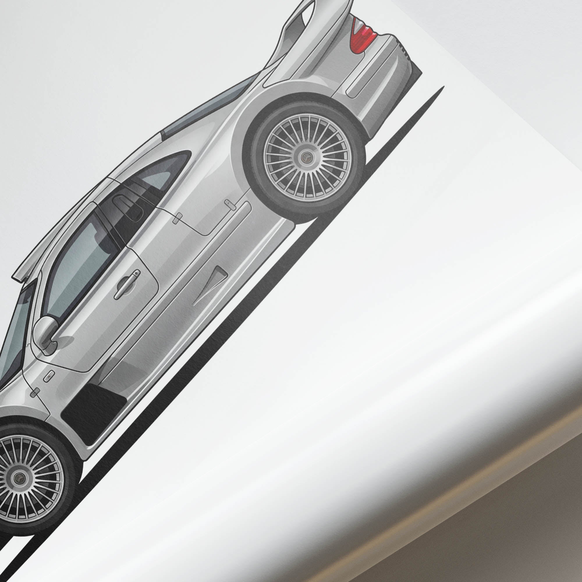 1998 Mercedes-Benz CLK GTR – Car Print (Side)