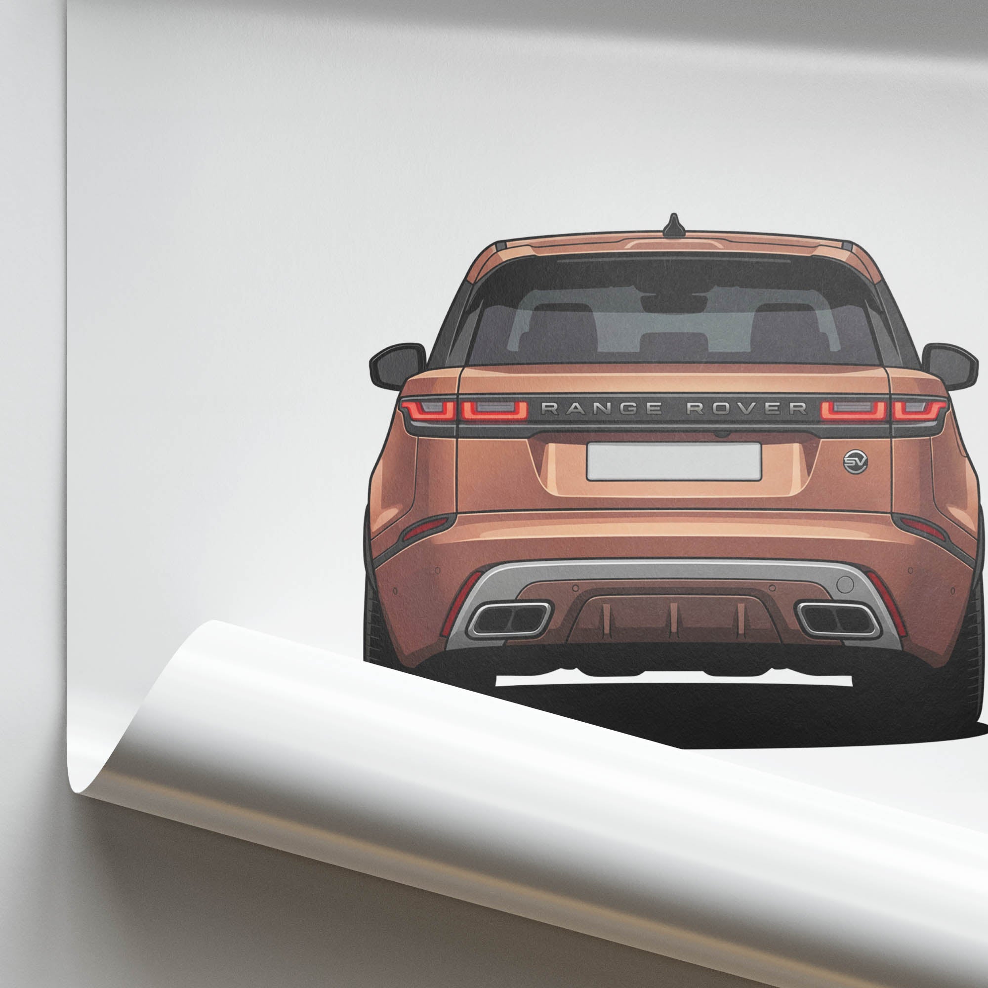 2023 Range Rover SV Sunrise Copper Satin – Car Print