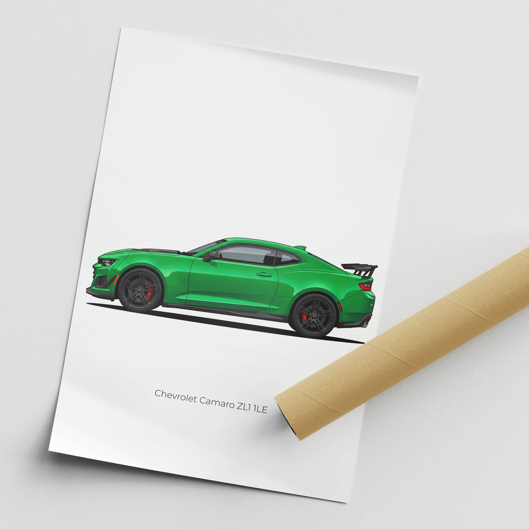 2017 Chevrolet Camaro ZL1 1LE Krypton – Car Print