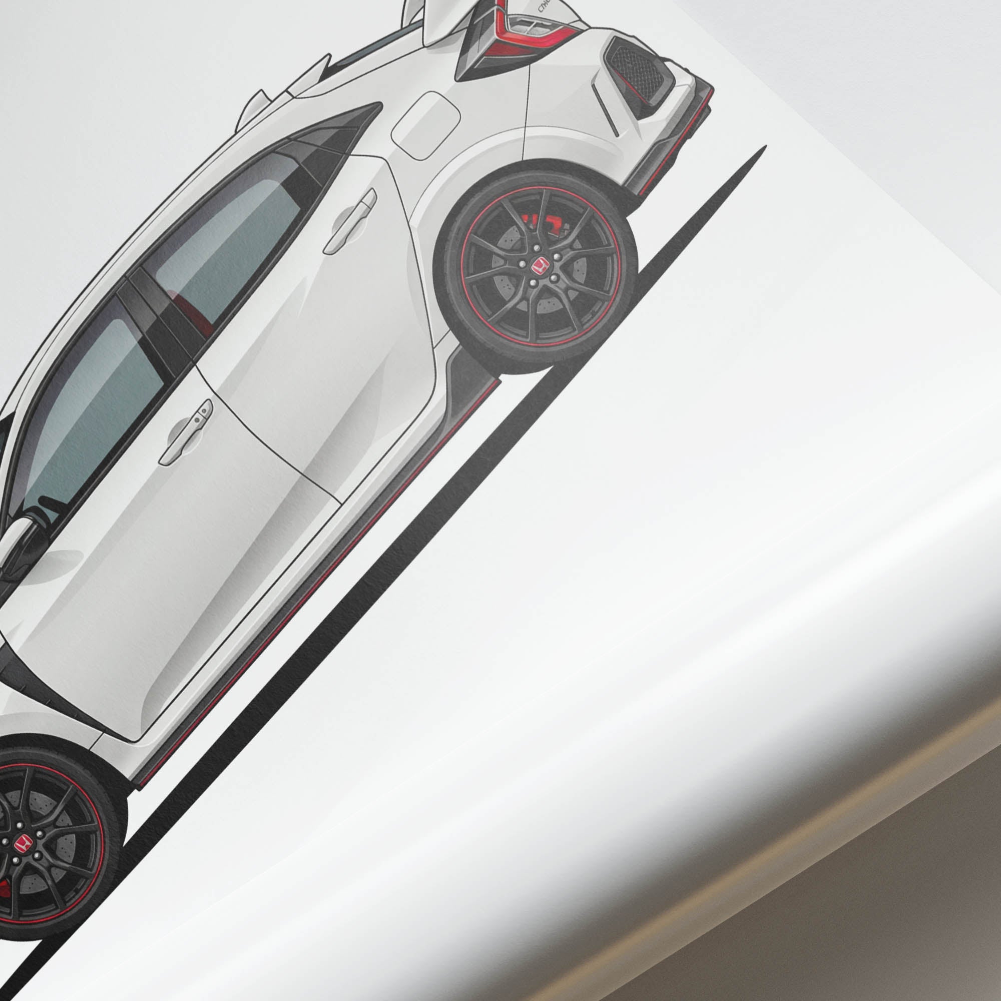 2017 Honda Civic Type R FK8 Championship – Car Print (Side)