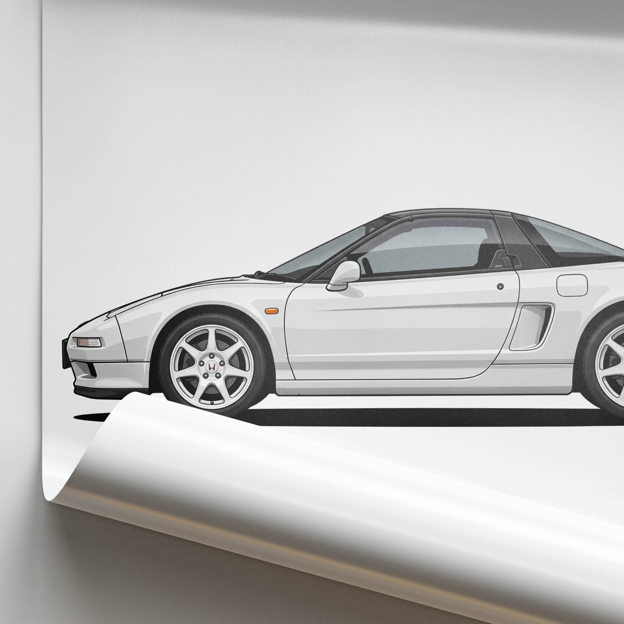 1992 Honda NSX R NA1 Championship – Car Print (Side)