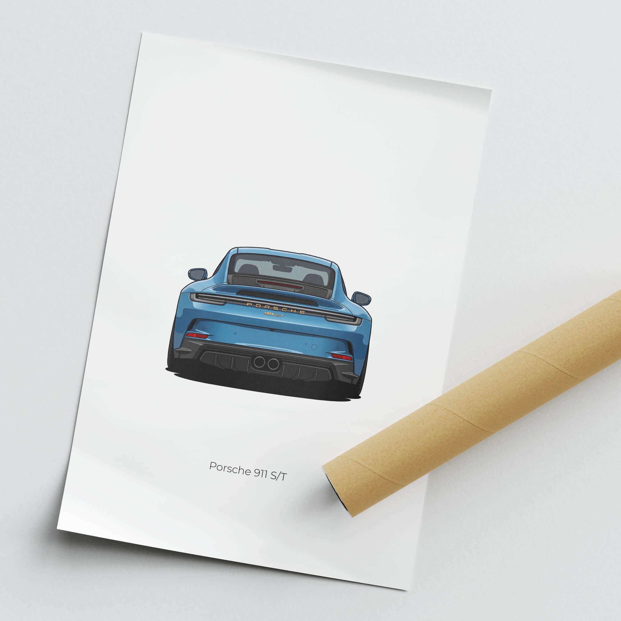 2024 Porsche 911 S T Shore – Car Print