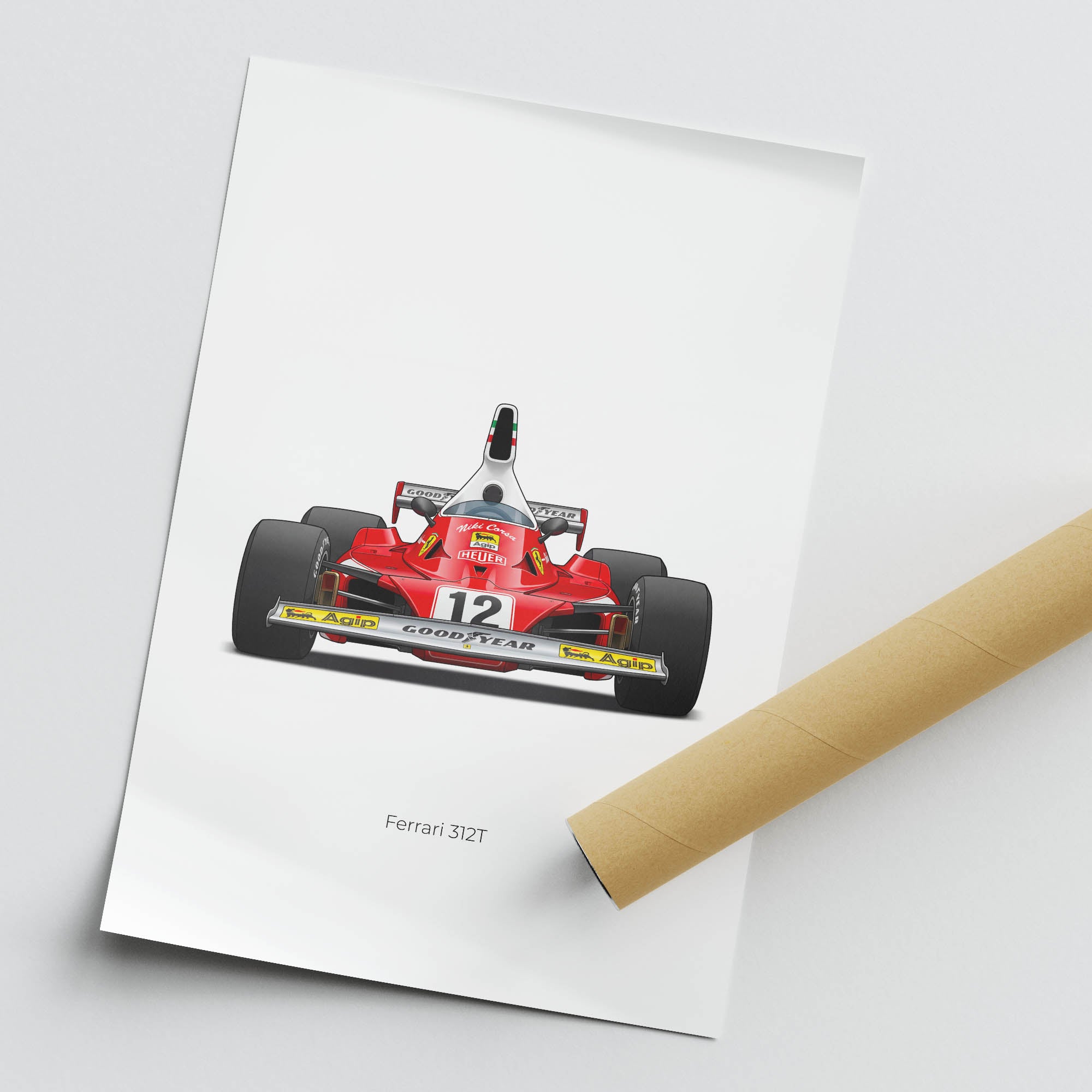 1975 Ferrari 312T Niki Lauda – Car Print