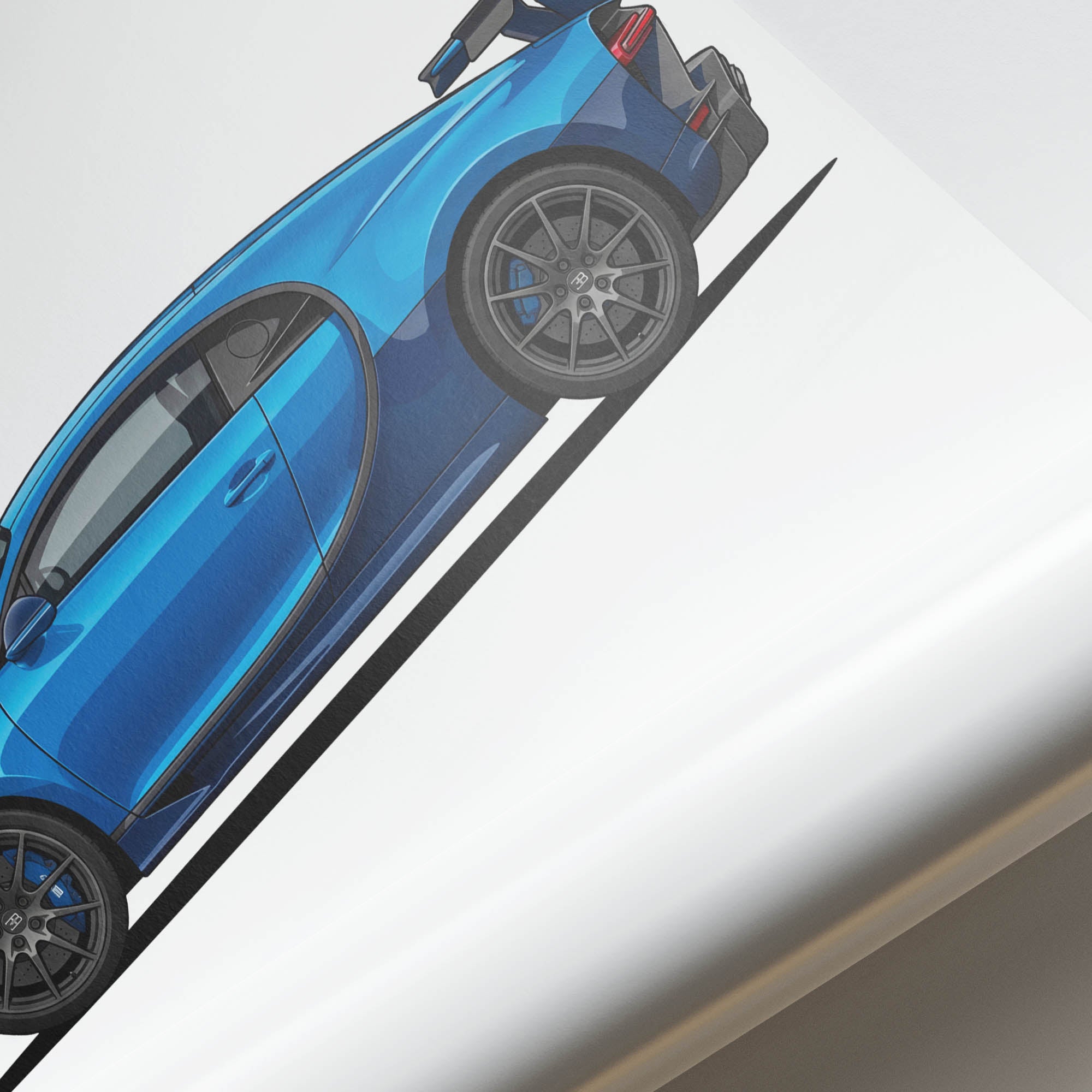 2021 Bugatti Chiron Pur Sport Agile – Car Print (Side)