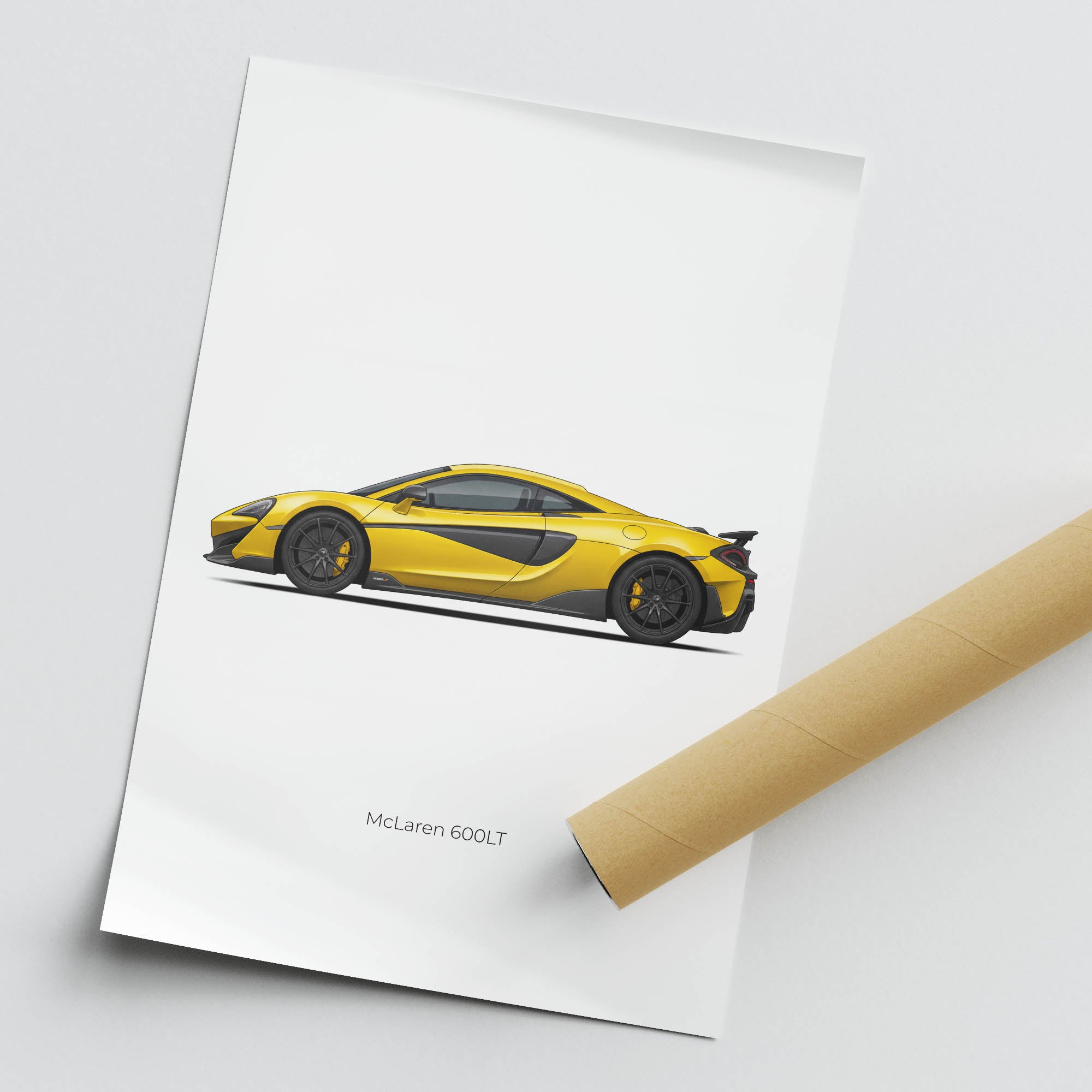 2019 McLaren 600LT Sicilian – Car Print