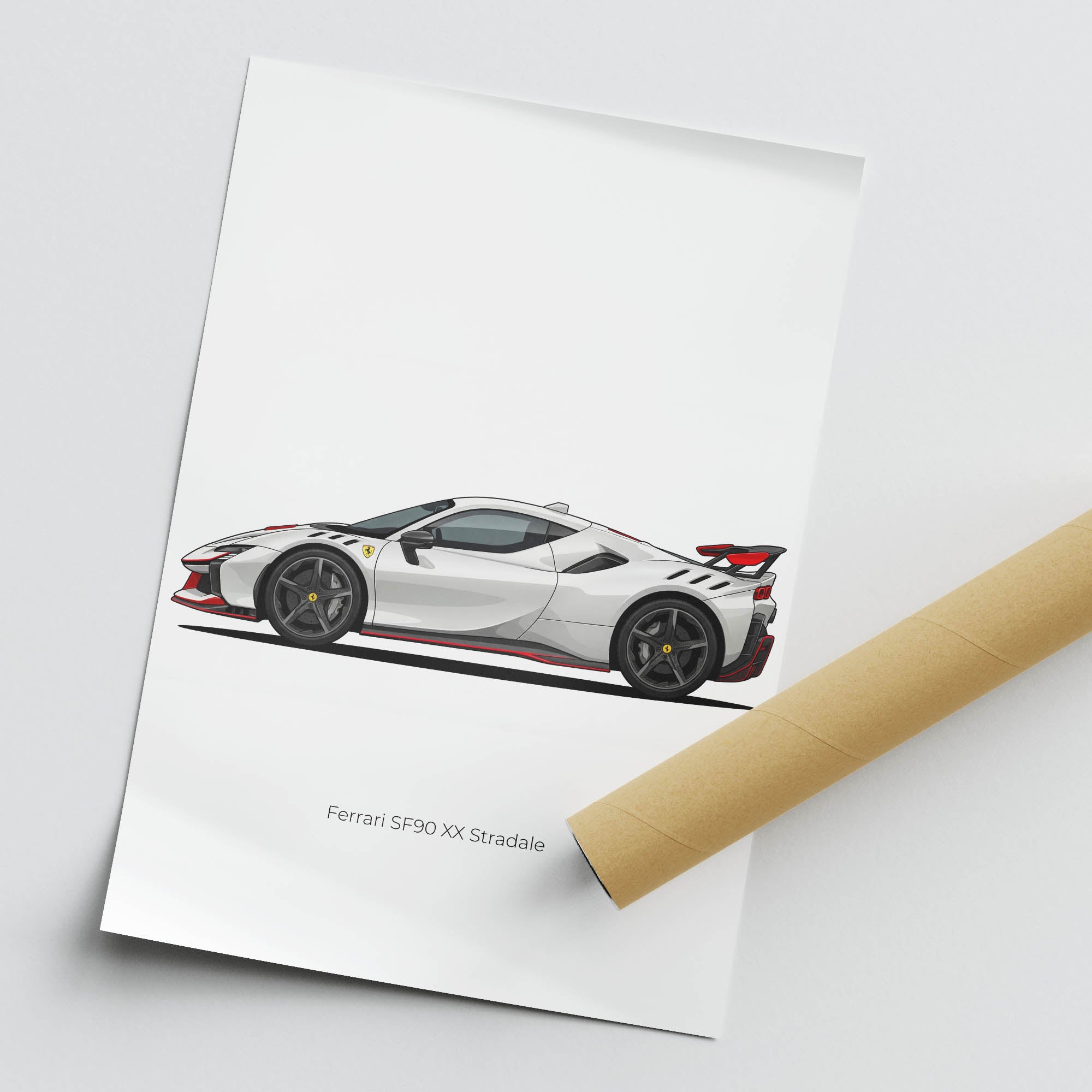 2024 Ferrari SF90 XX Stradale – Car Print