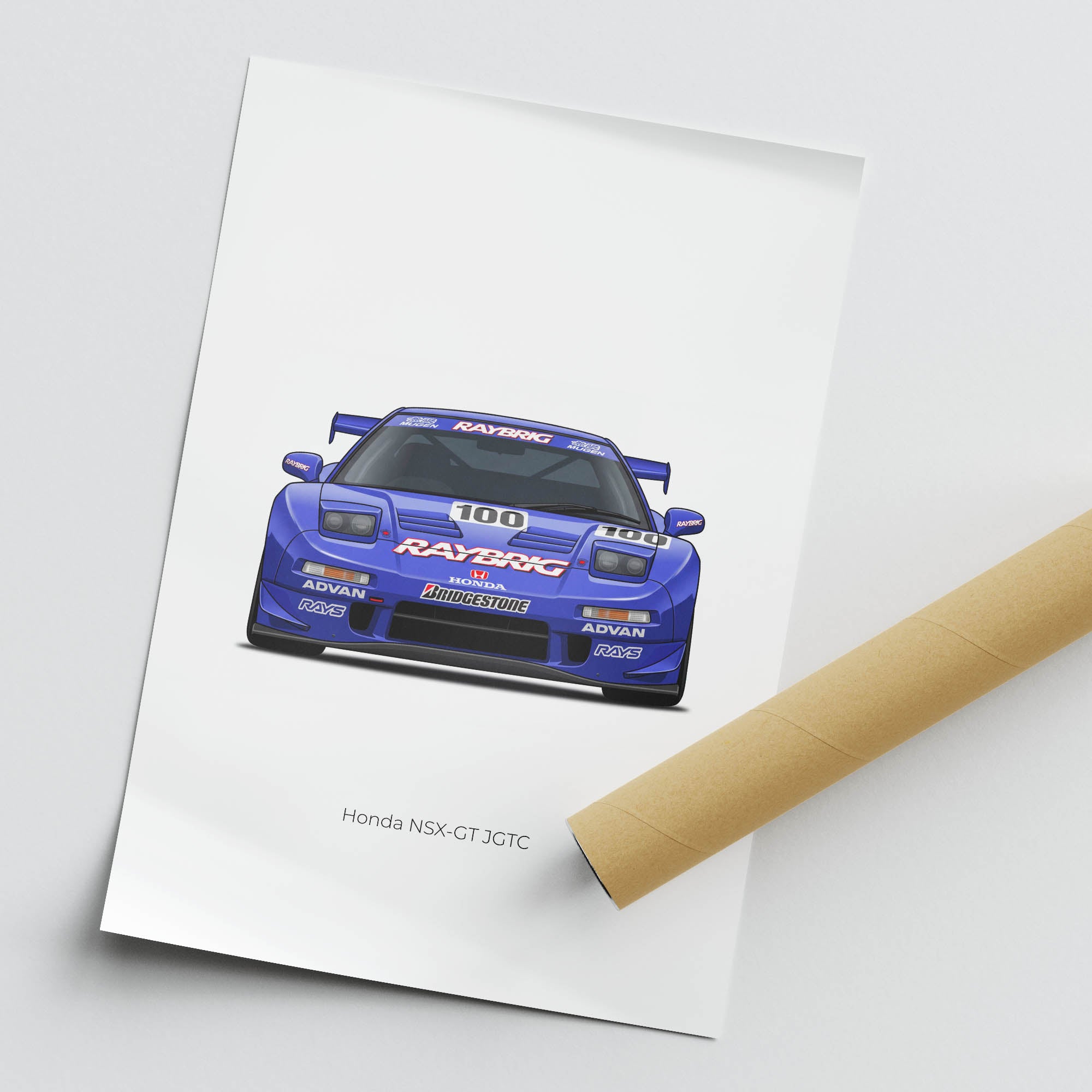 1997 Honda NSX GT JGTC Raybrig – Car Print