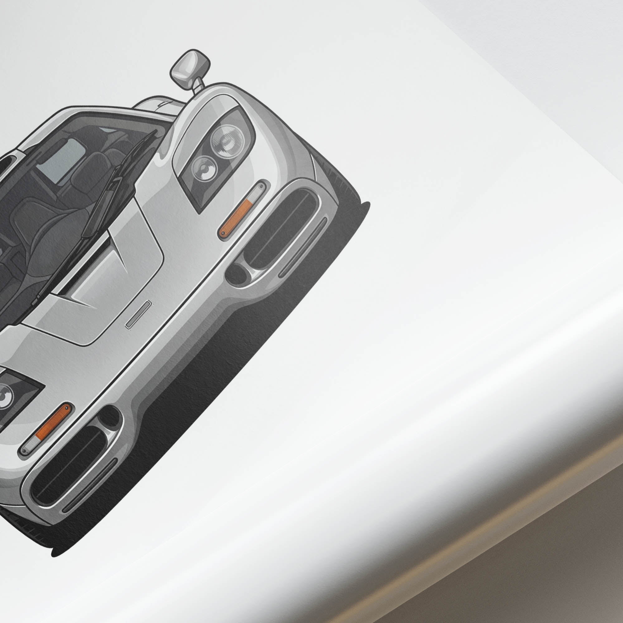 1994 McLaren Magnesium – Car Print (Front)