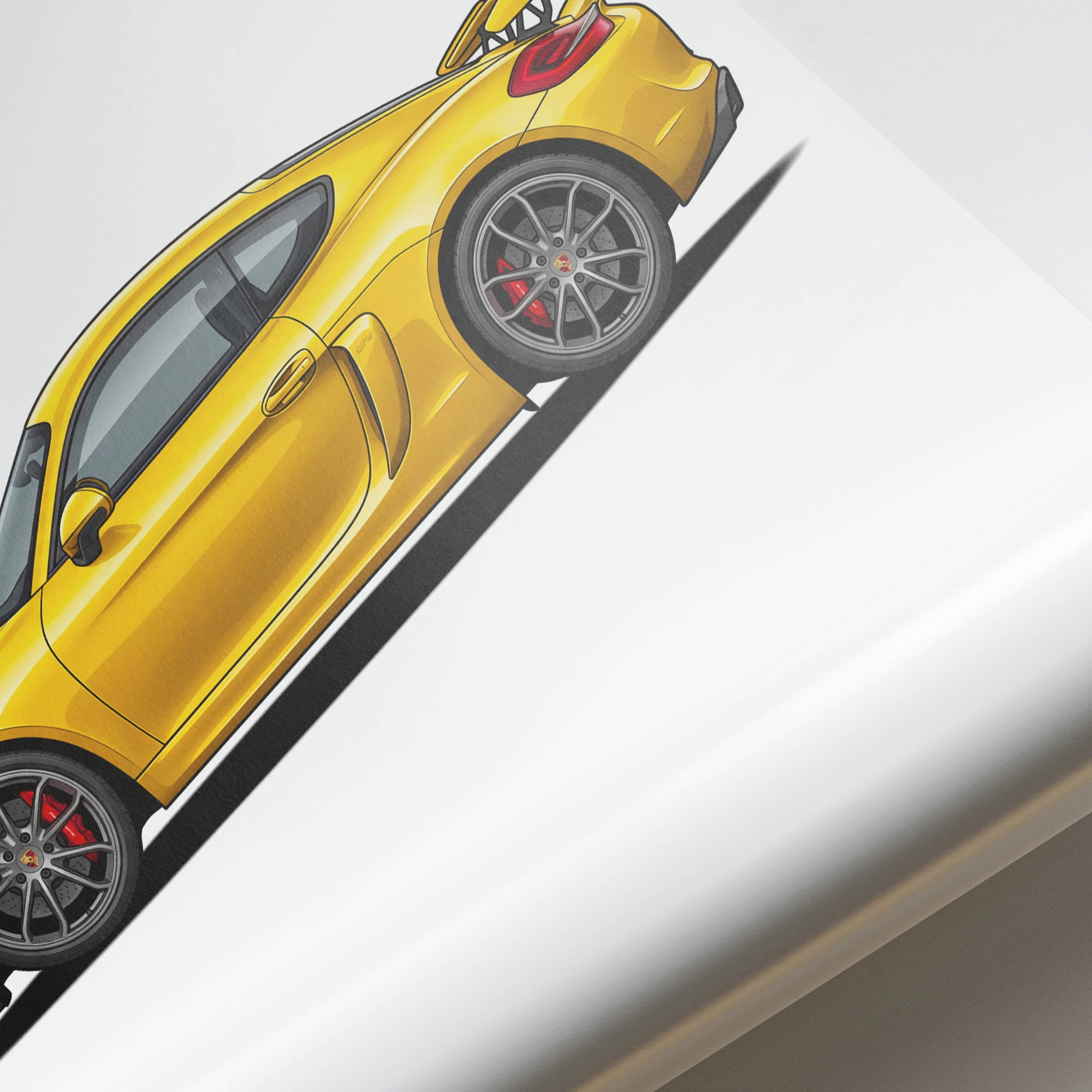 2016 Porsche Cayman GT4 – Car Print (Side)