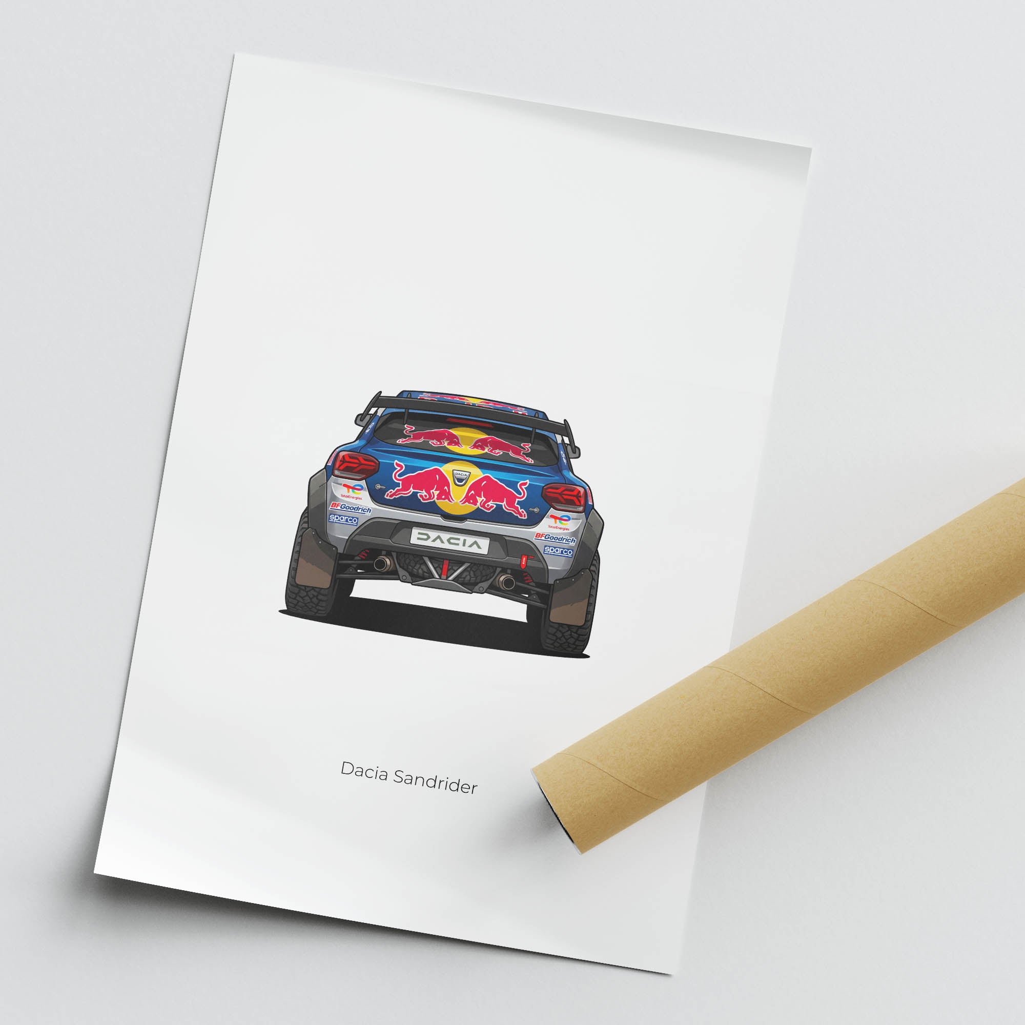 2025 Dacia Sandrider S Bastien Loeb – Car Print