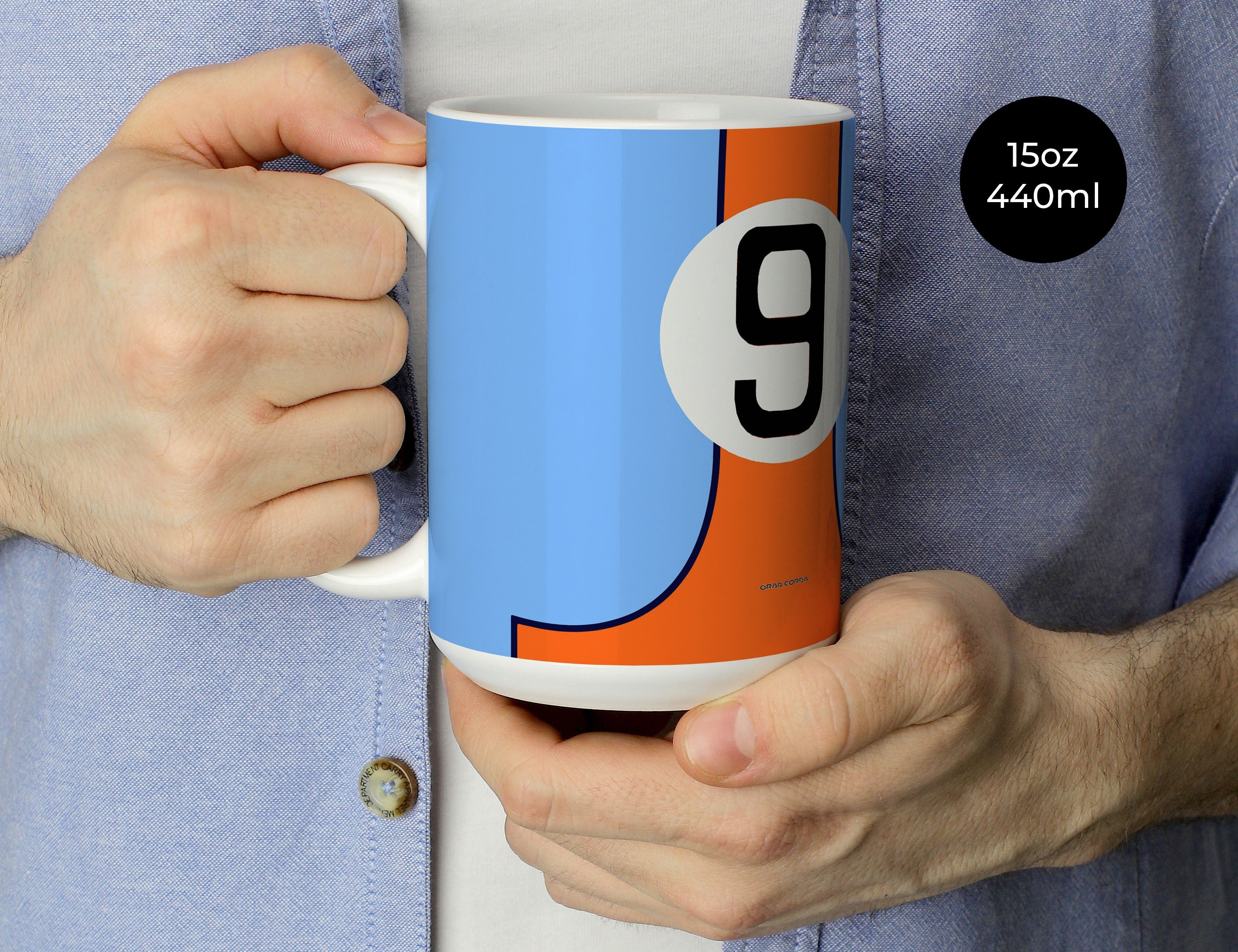 Ford 1968 GT40 Le Mans WED Livery Mug