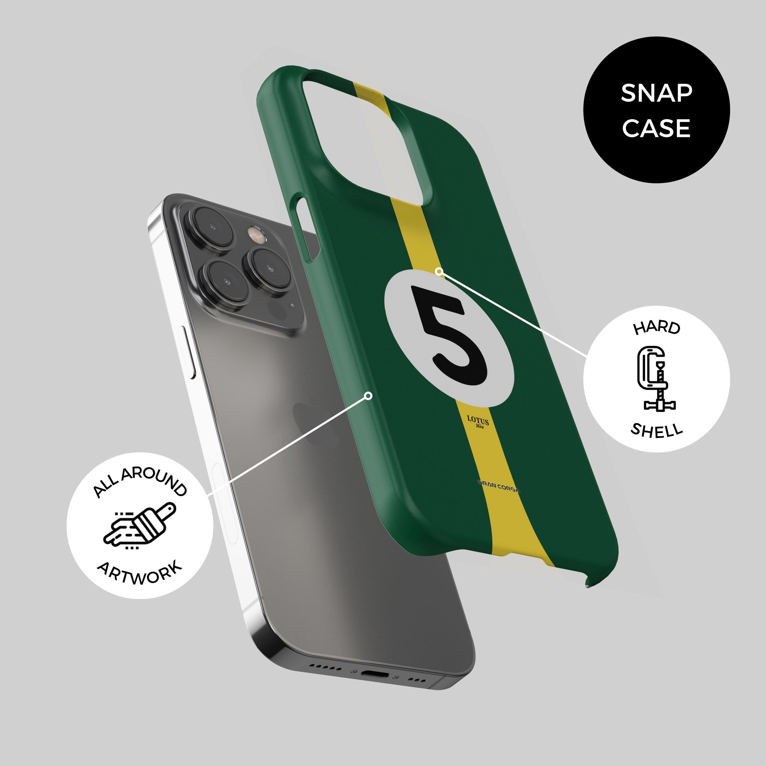 Lotus 49 Phone Case – Classic F1 Livery Jim Clark Tribute Design