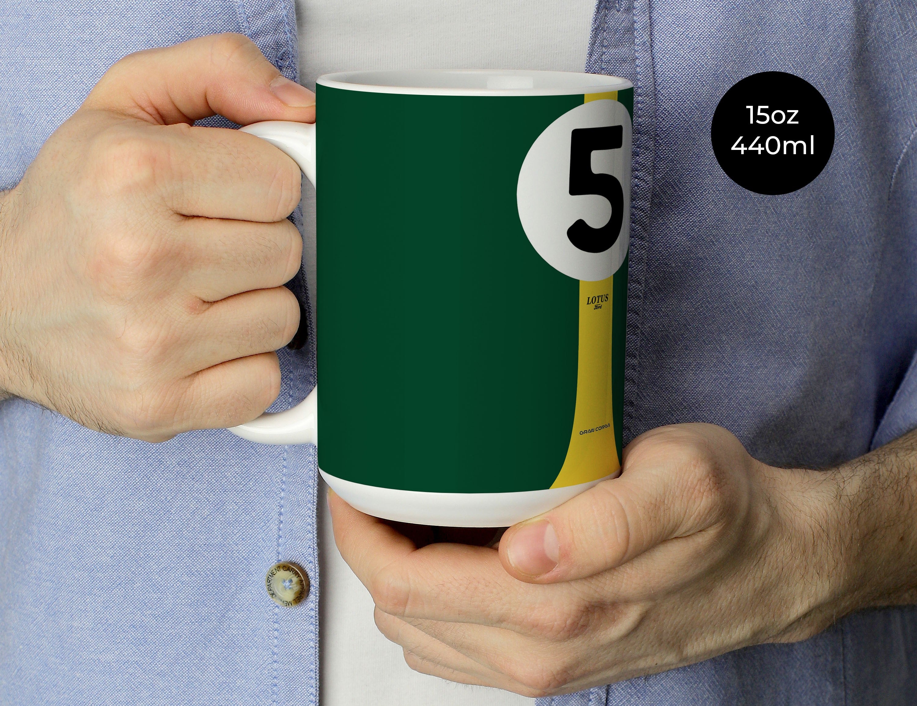 Jim Clark F1 Lotus 1967 49 Livery Mug
