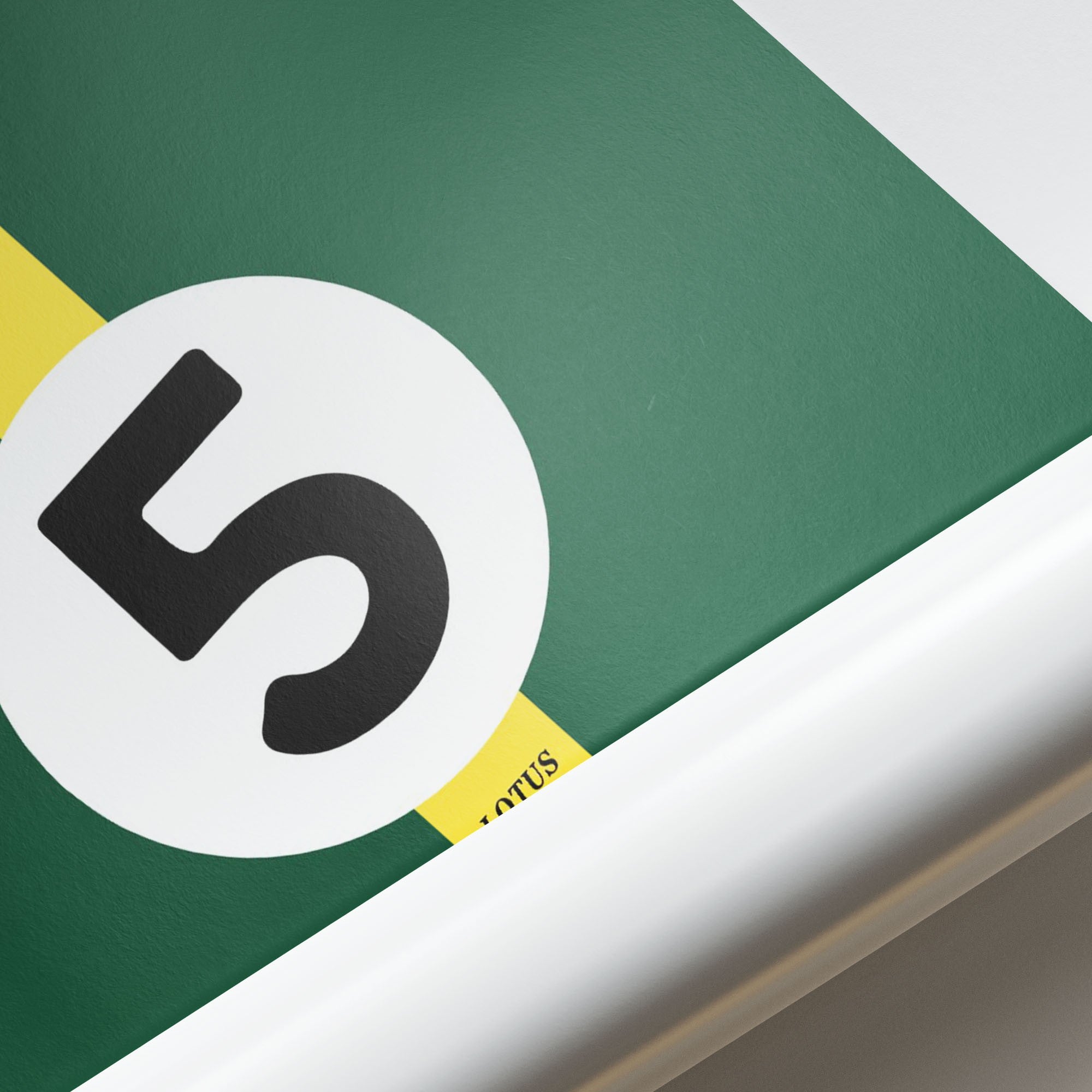 Jim Clark F1 Lotus 1967 49 Livery Poster