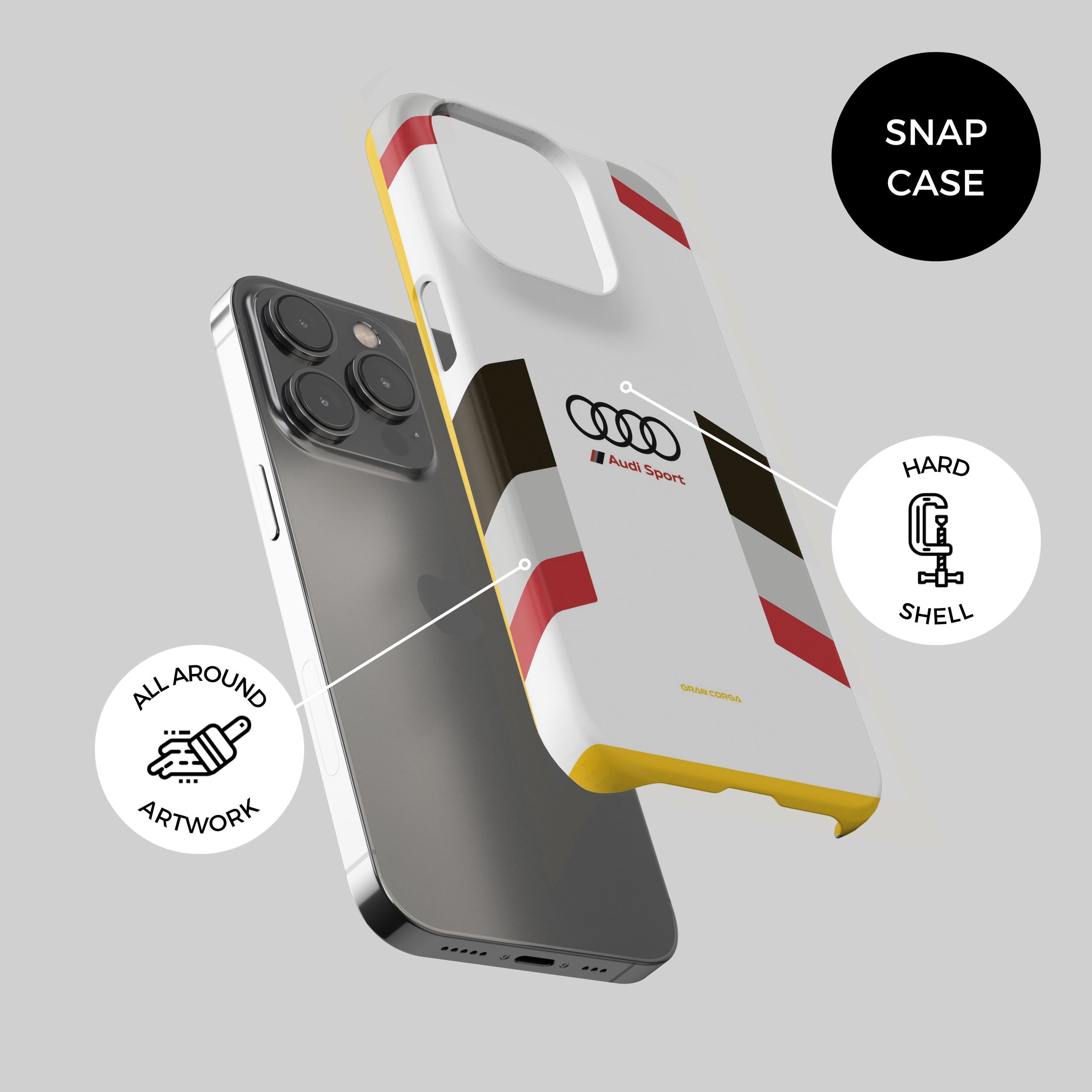 Audi Sport Quattro Phone Case – 1985 Rally Car Livery WRC Protection