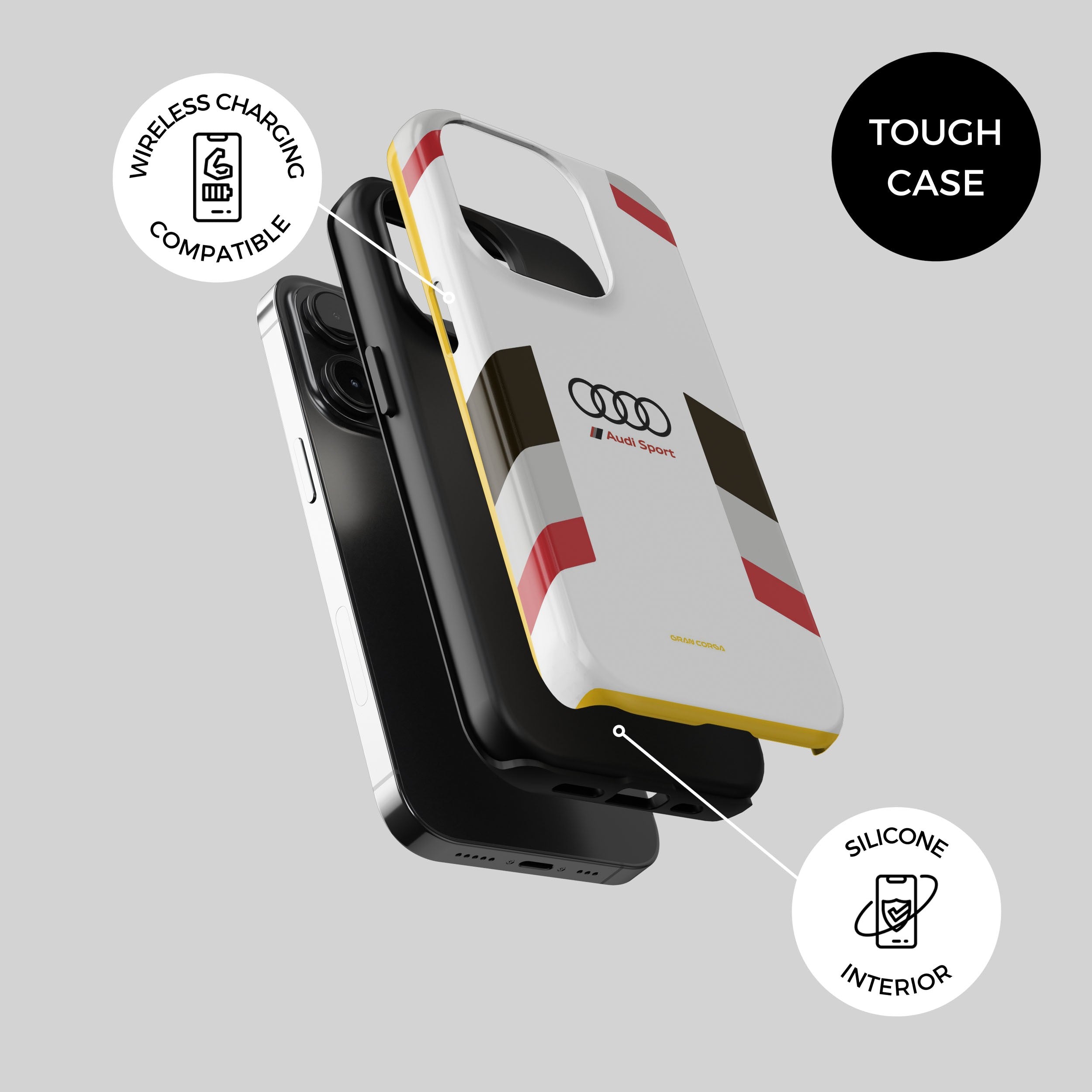 Audi Sport Quattro Phone Case – 1985 Rally Car Livery WRC Protection