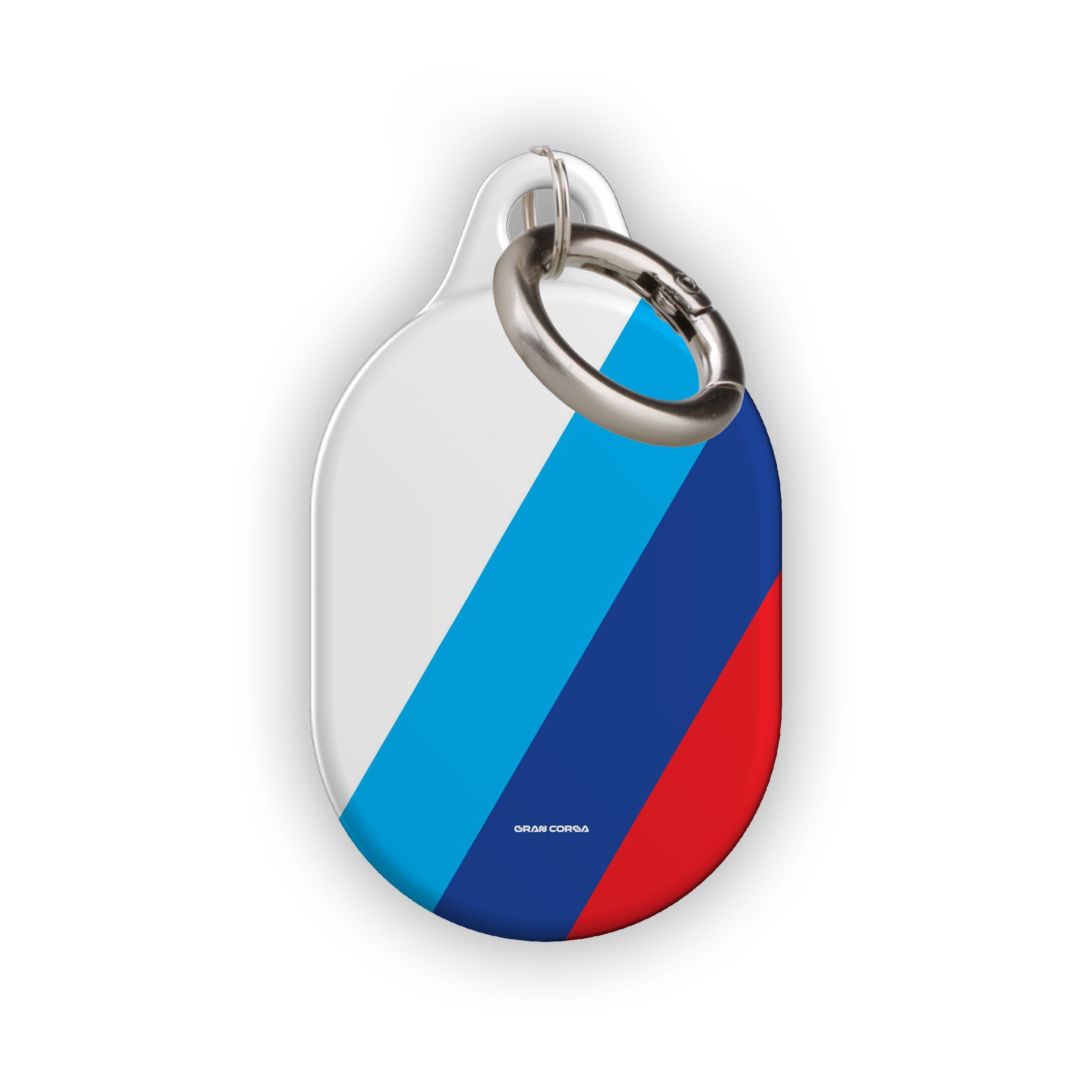 BMW M3 AirTag Holder – 1986 E30 DTM Livery Racing Keychain Accessory