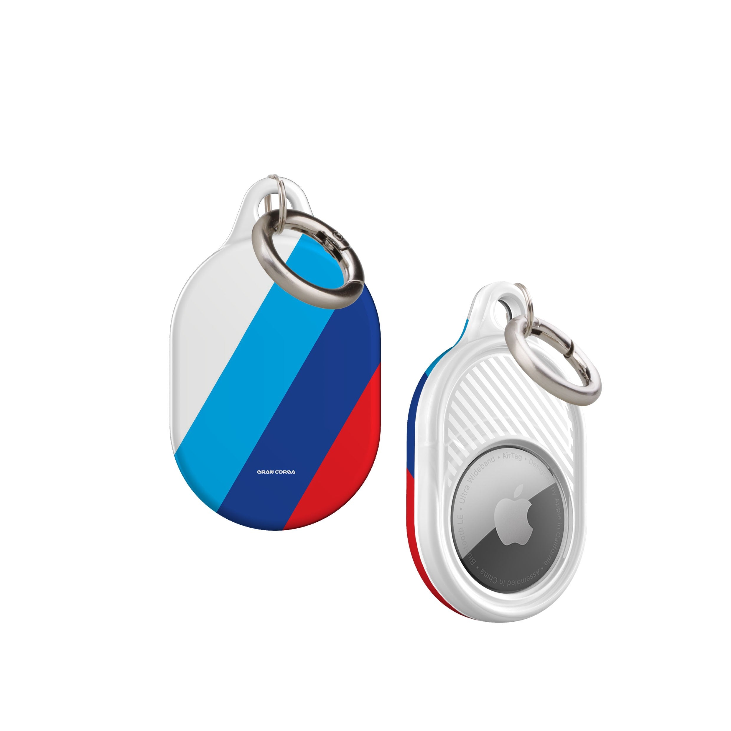 BMW M3 AirTag Holder – 1986 E30 DTM Livery Racing Keychain Accessory