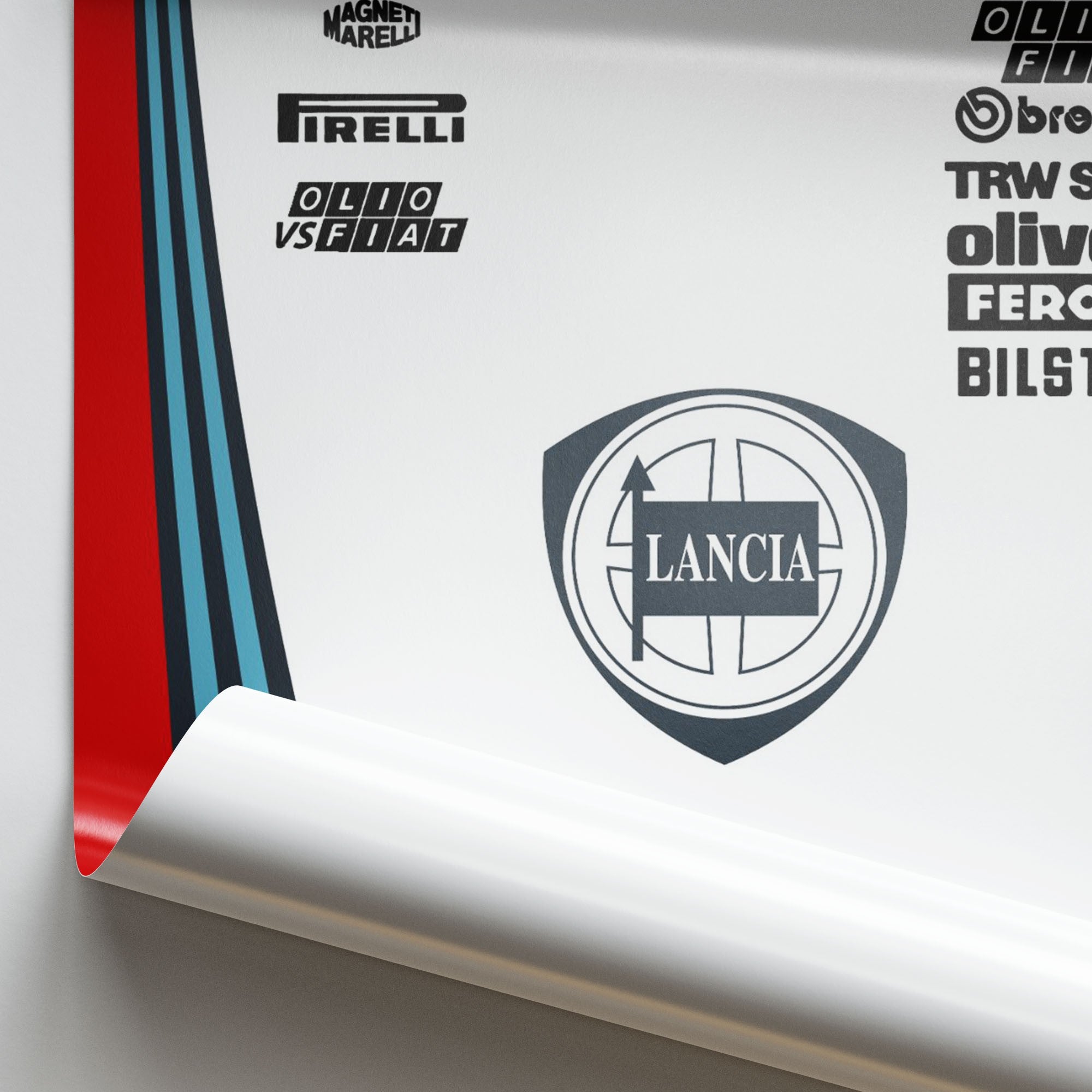 Lancia 1986 Delta S4 WRC Livery Poster