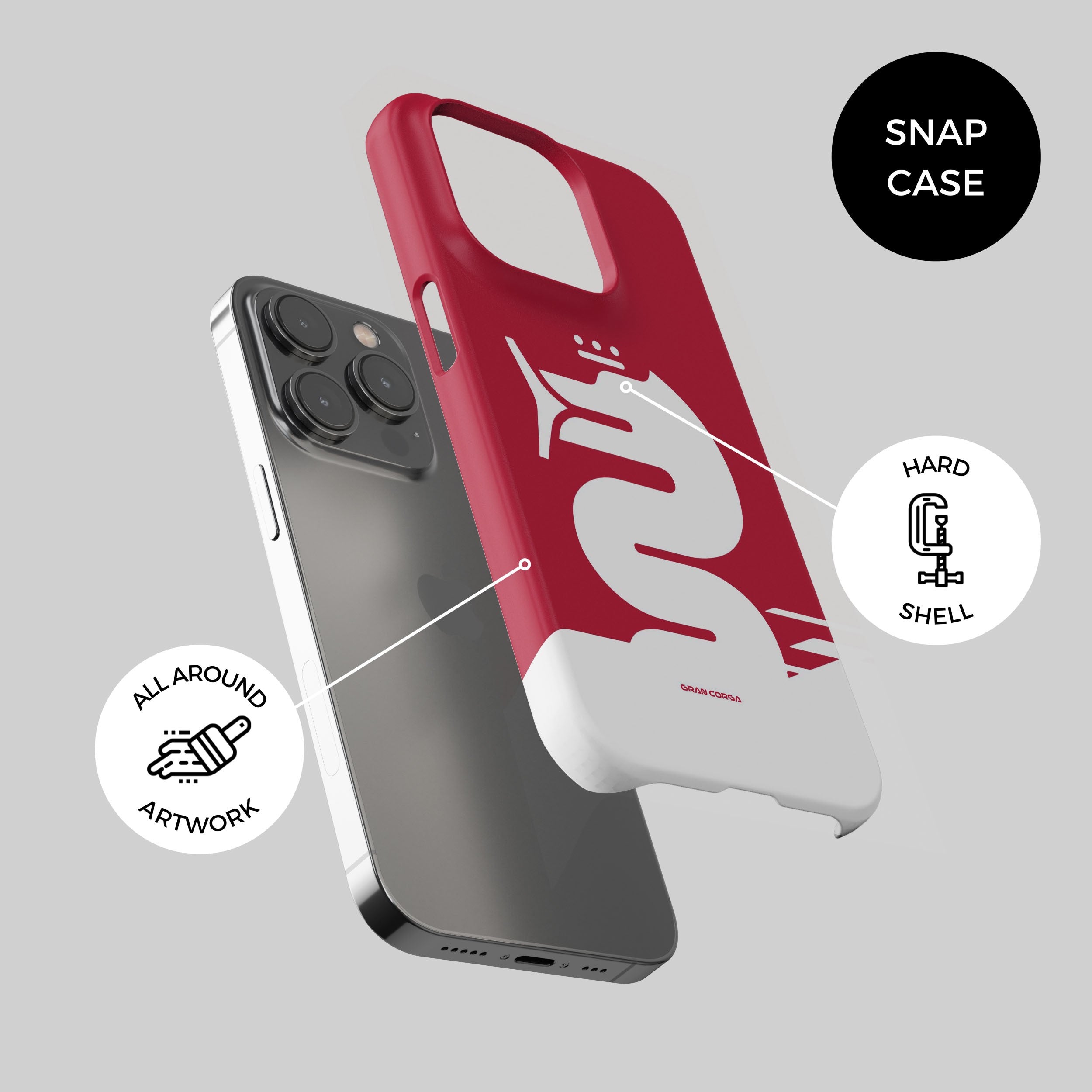 F1 Phone Case - Alfa Romeo 2020 C39 Racing Style Durable Protection