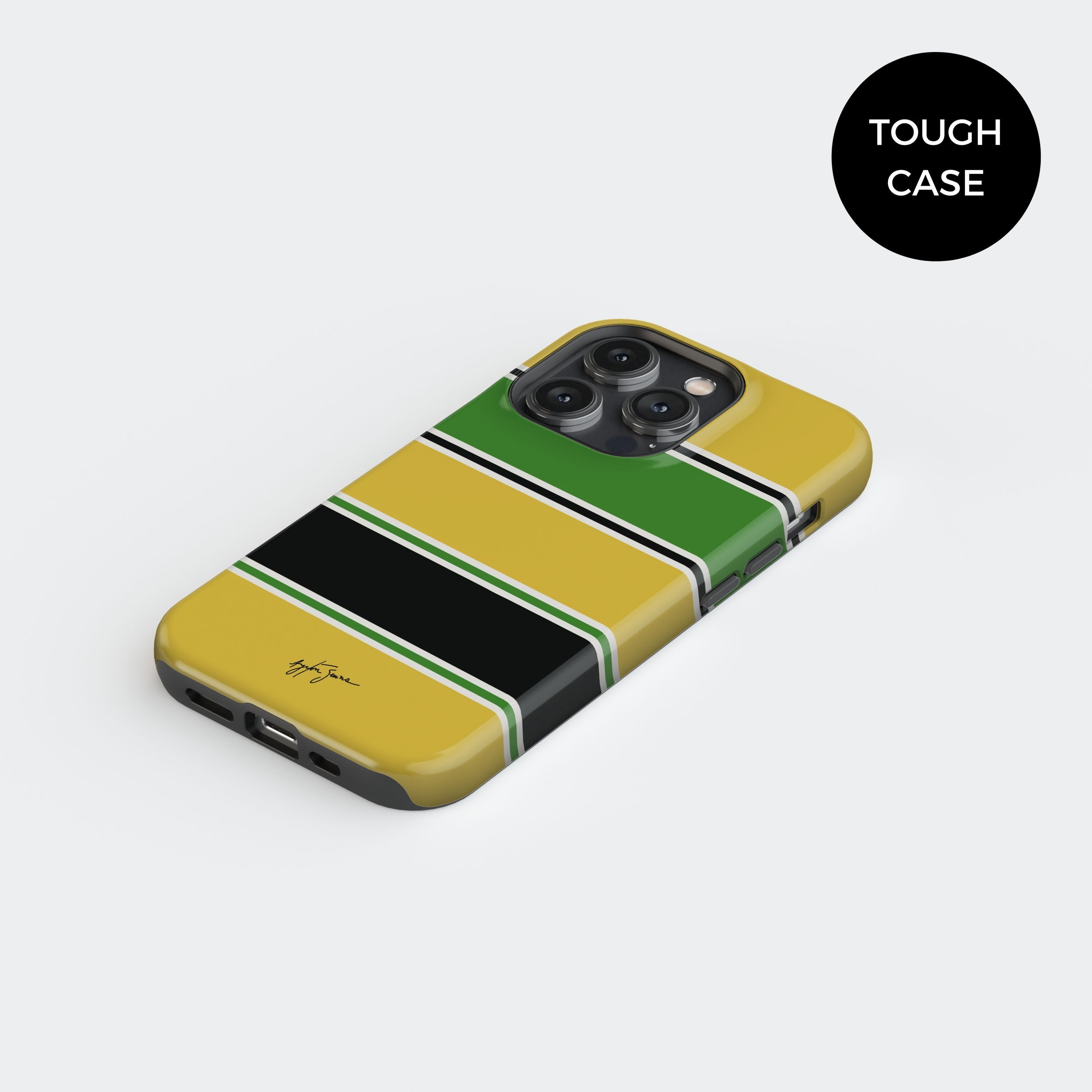 Ayrton Senna Phone Case – 1988 McLaren Tribute Illustration Premium Protective Cover