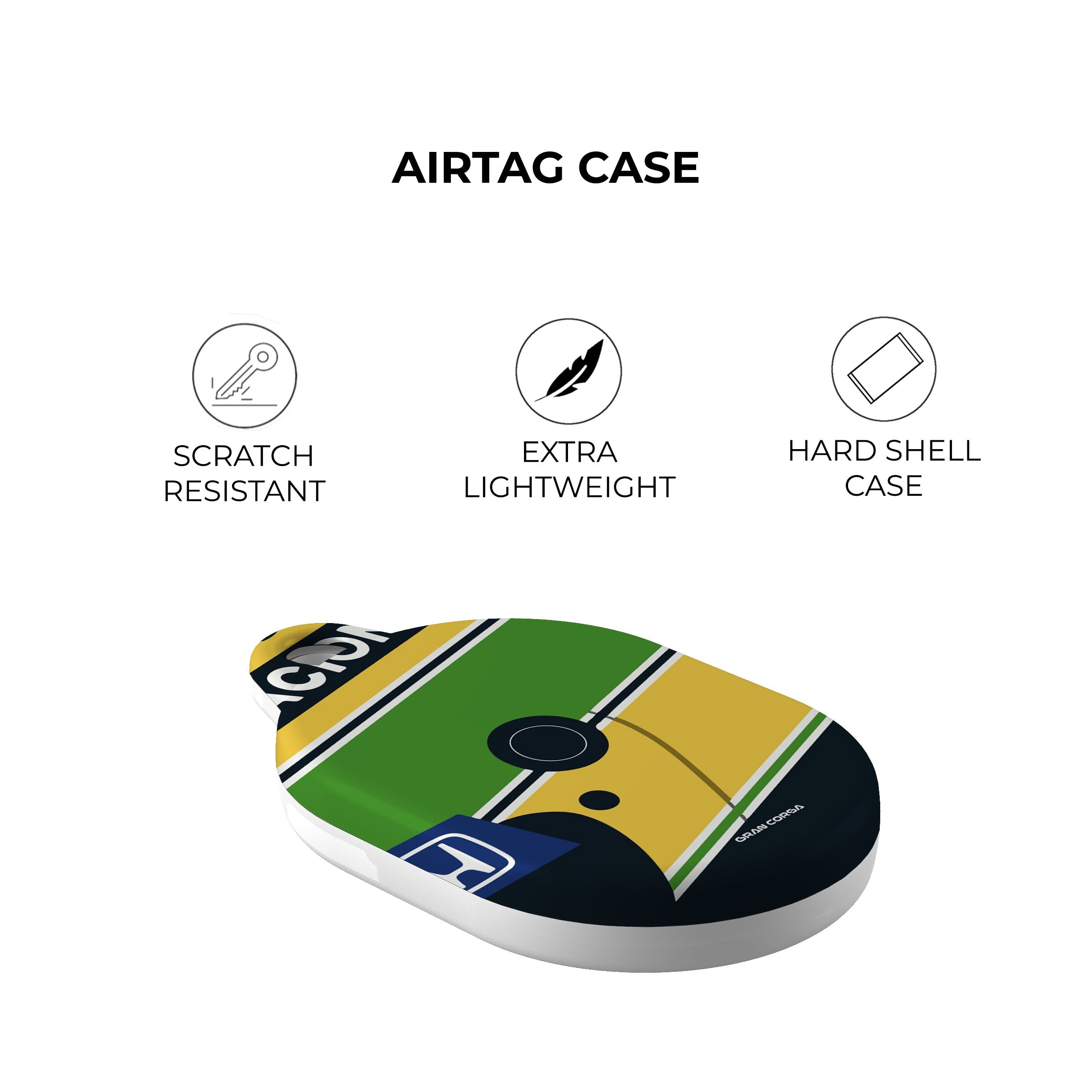 Ayrton Senna F1 McLaren 1988 MP4/4 Helmet AirTag Holder