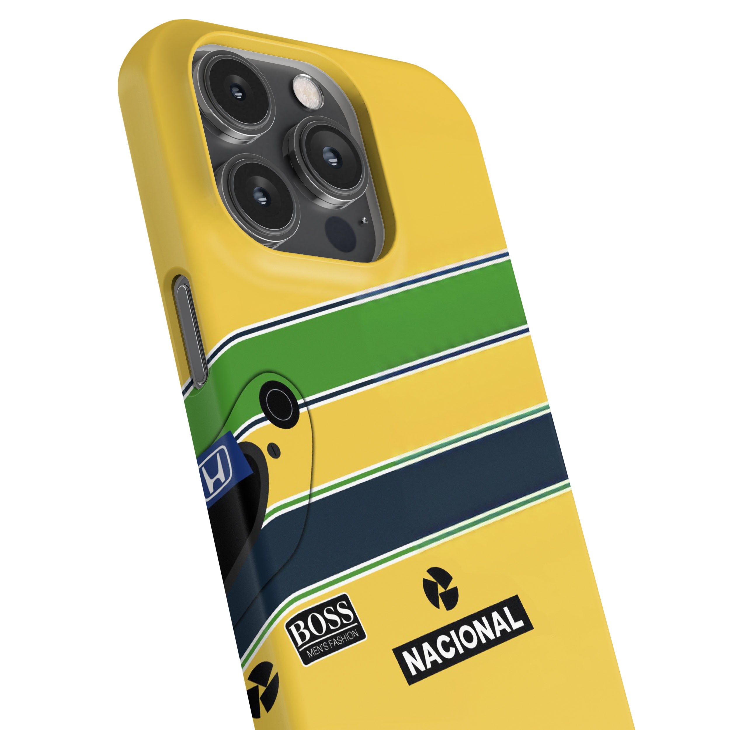 Senna Helmet Phone Case – 1989 McLaren MP4/5 Racing Helmet Design Tribute