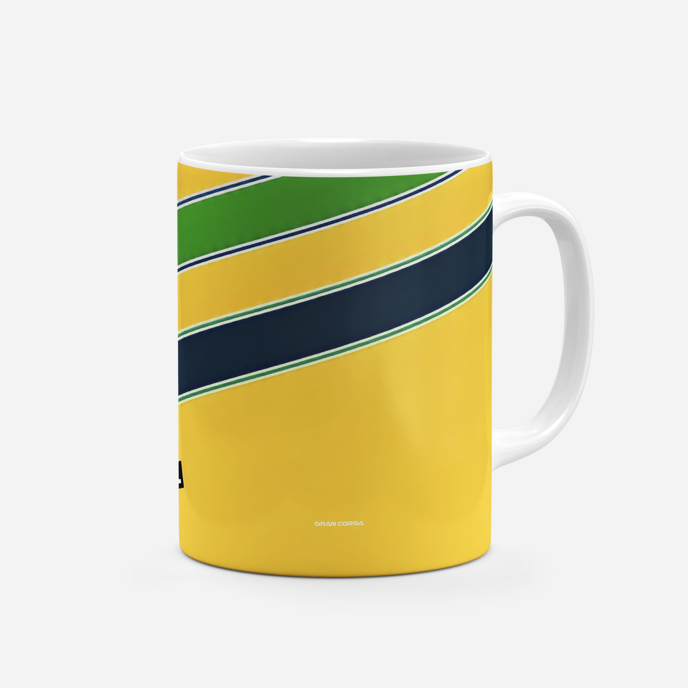 Ayrton Senna F1 McLaren 1989 MP4/5 Helmet Mug