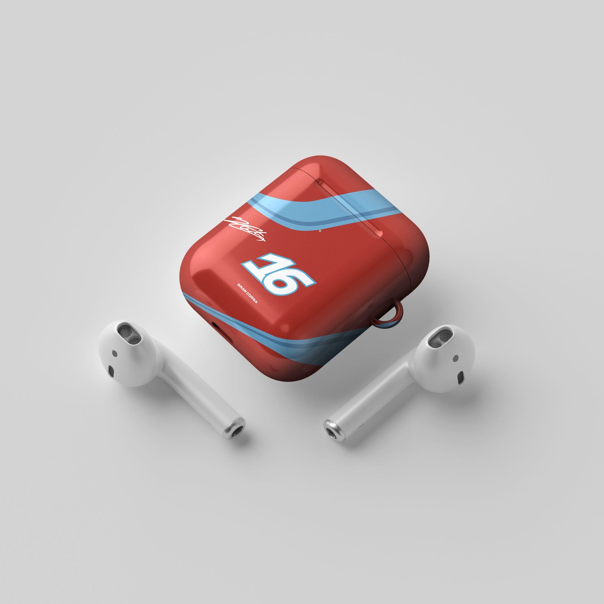 Charles Leclerc F1 Ferrari 2024 Miami GP Livery AirPods Case