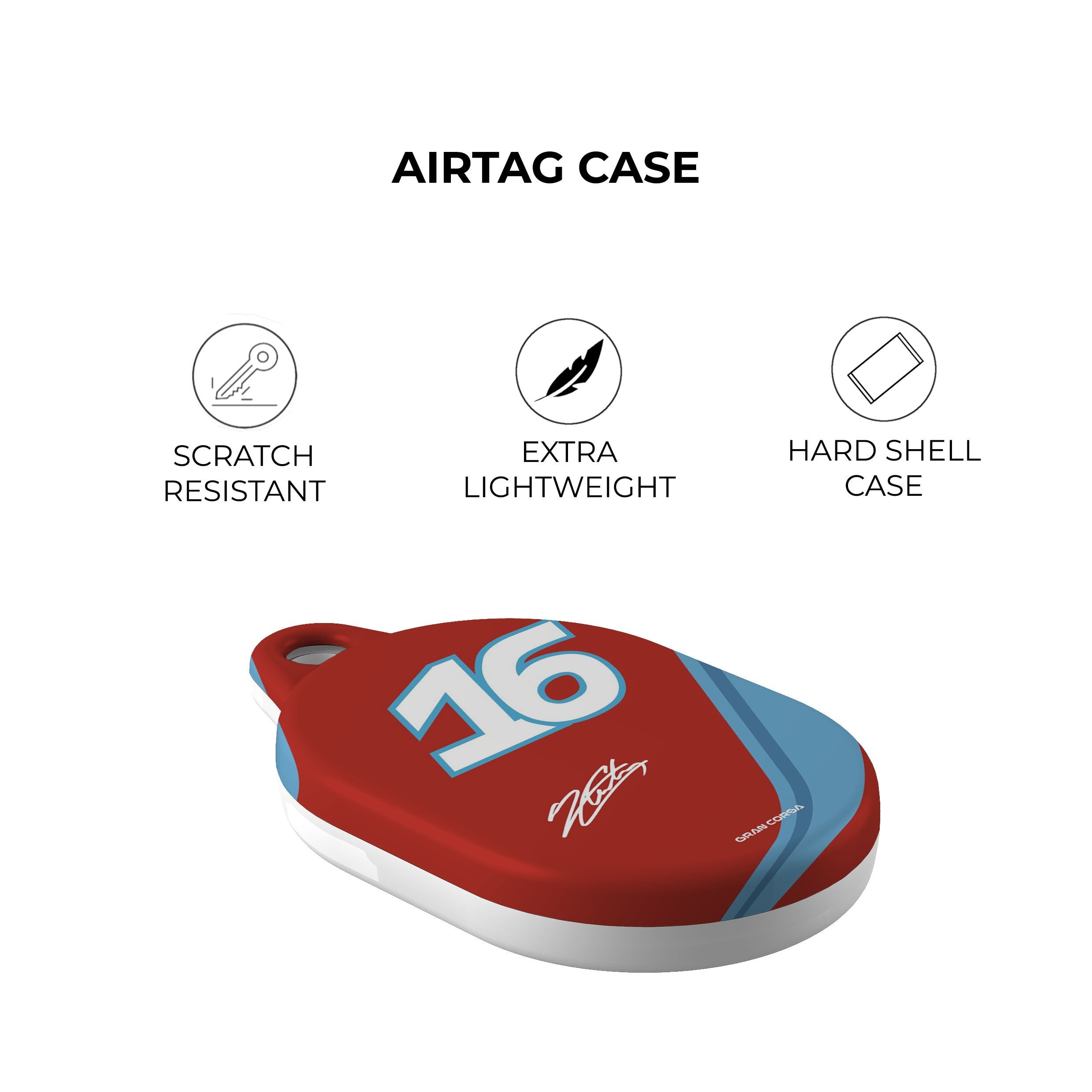 Charles Leclerc F1 Ferrari 2024 Miami GP Livery AirTag Holder