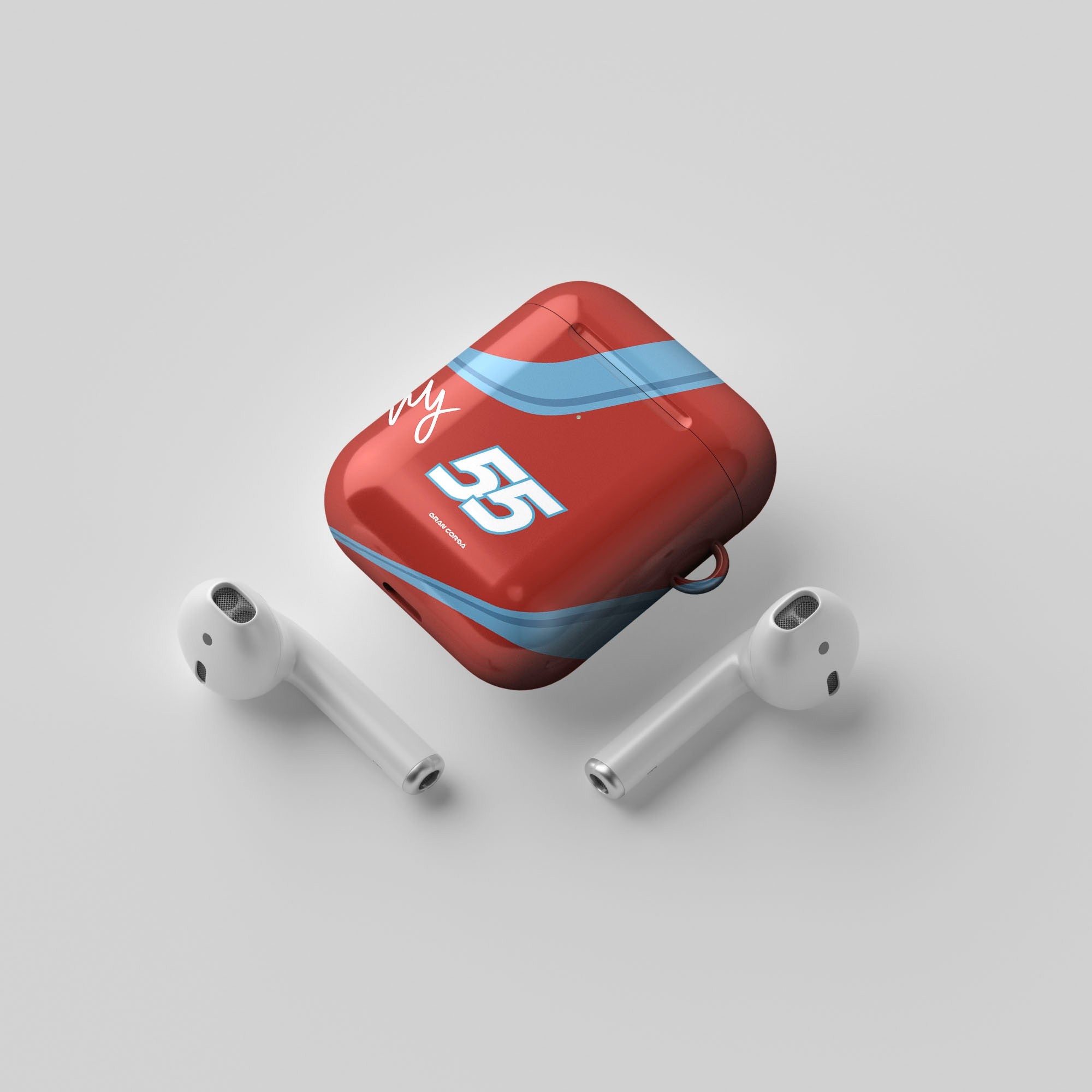 Carlos Sainz F1 Ferrari 2024 Miami GP Livery AirPods Case