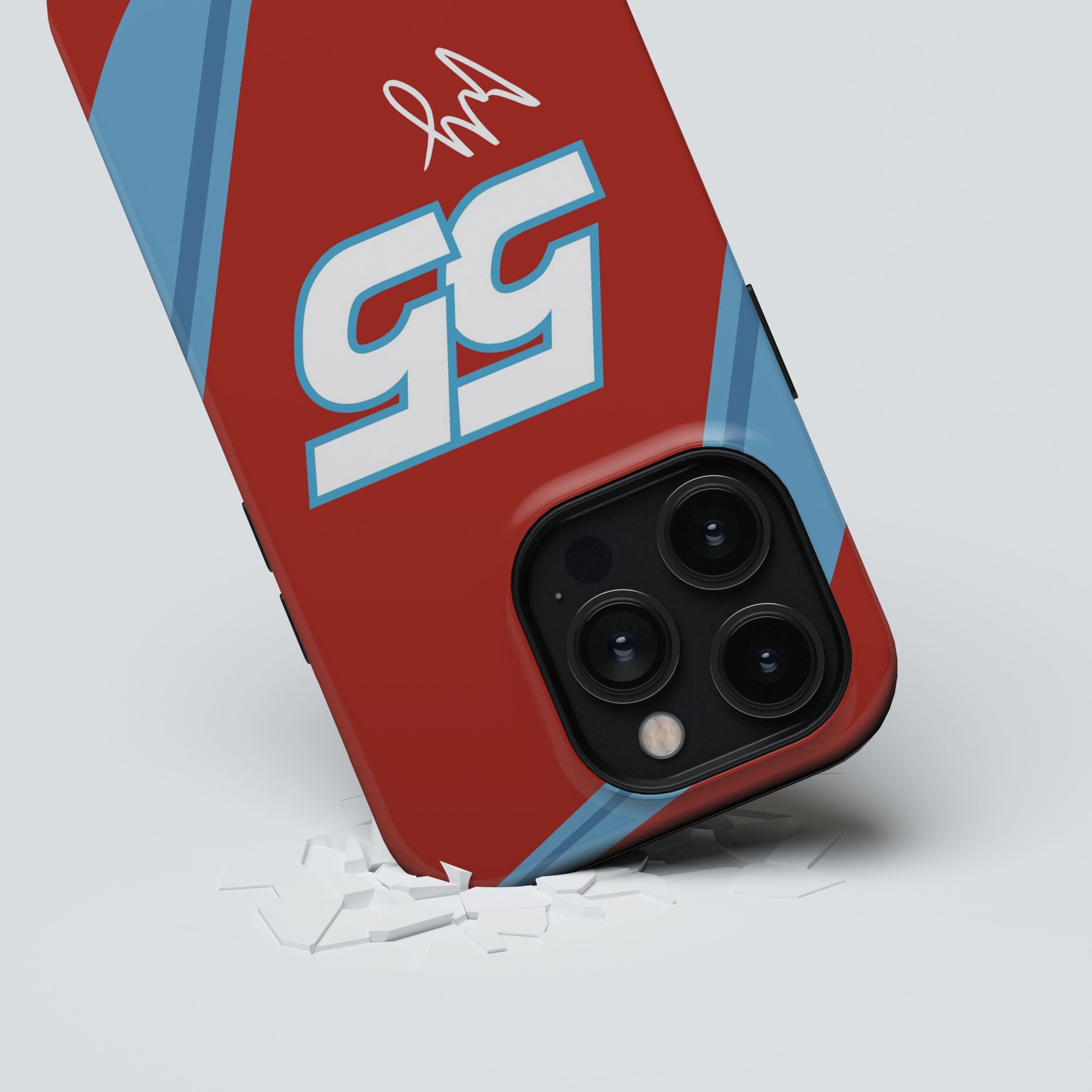 Carlos Sainz Phone Case - 2024 Ferrari Miami GP F1 Livery Protection