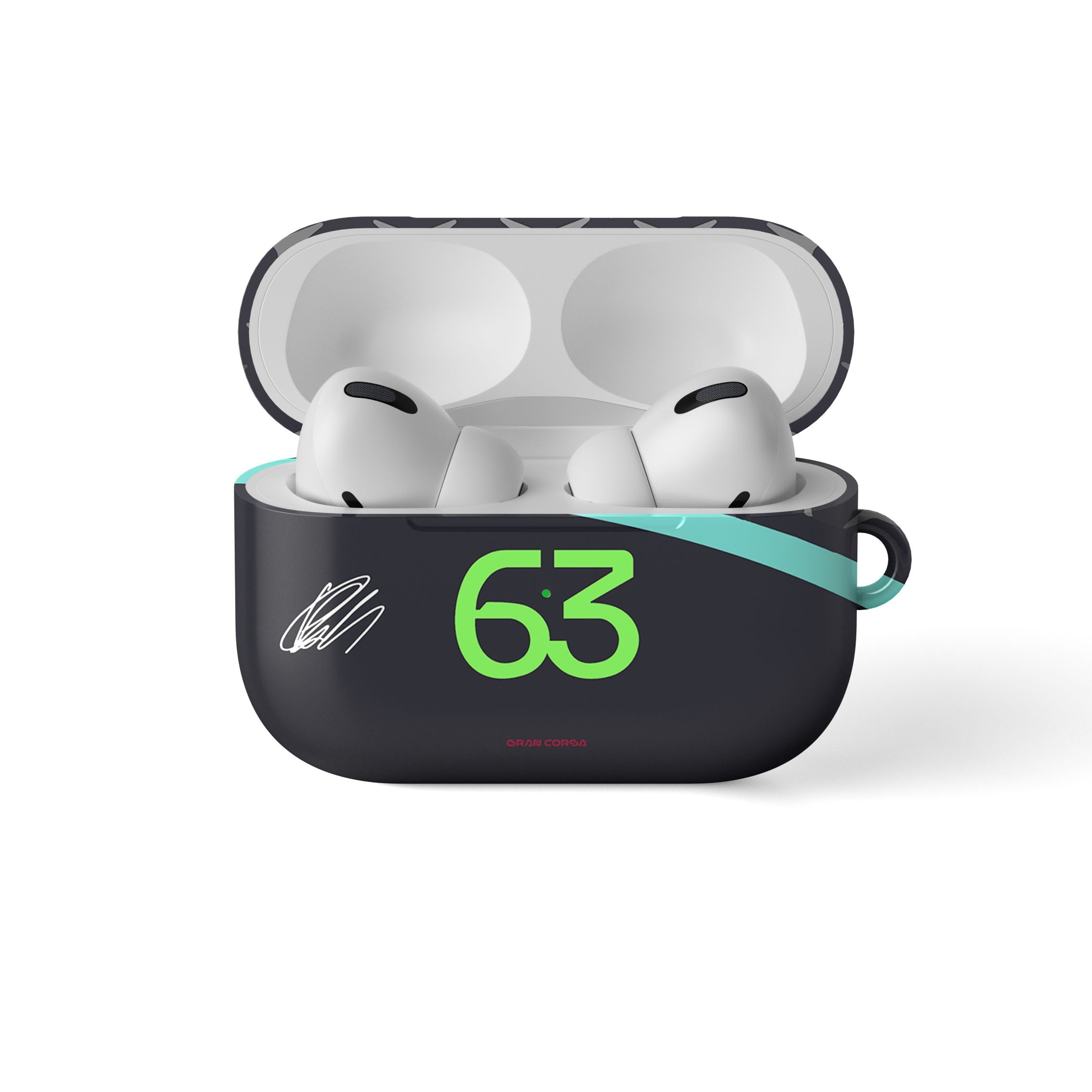 George Russell F1 Mercedes-AMG Petronas 2024 W15 Livery AirPods Case
