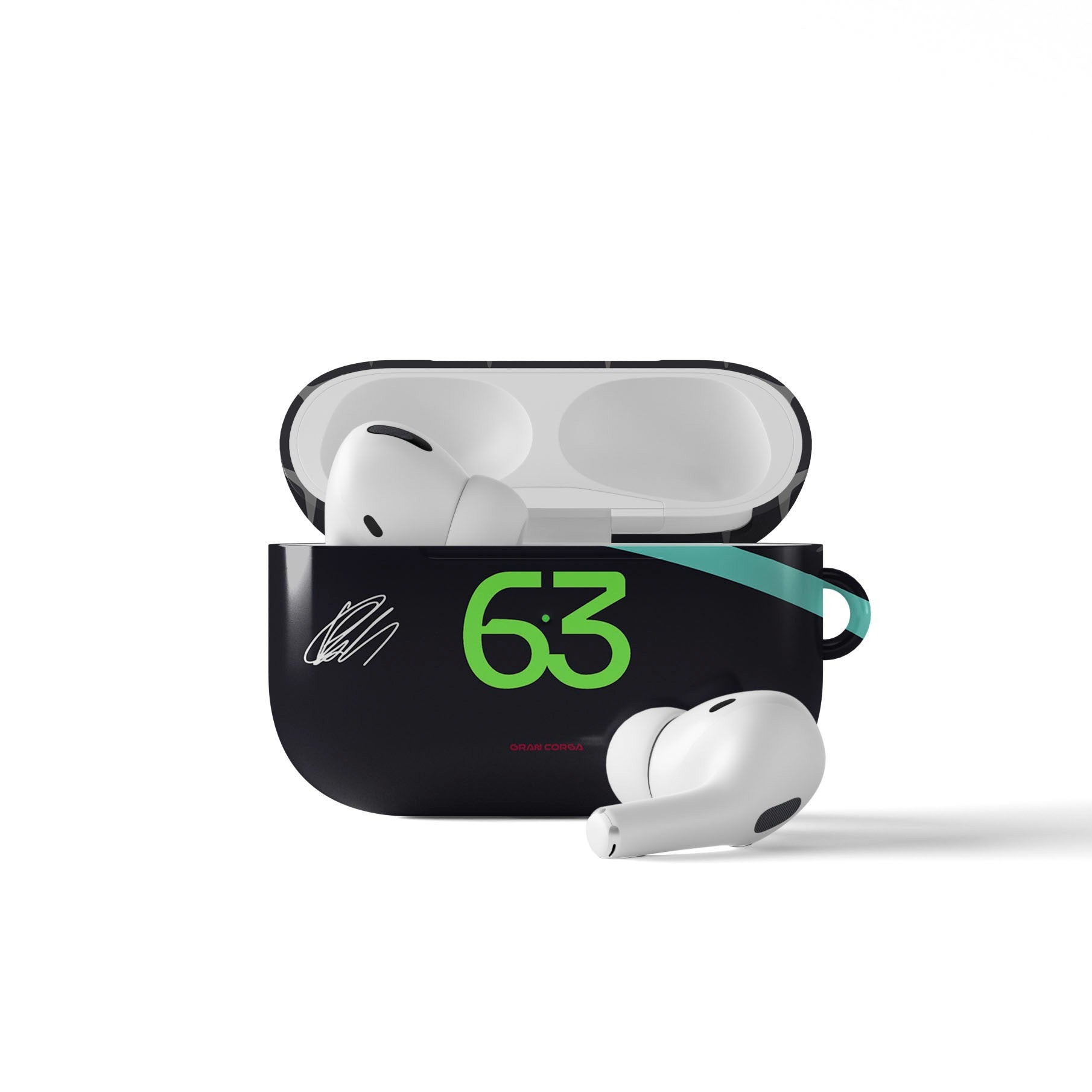 George Russell F1 Mercedes-AMG Petronas 2024 W15 Livery AirPods Case