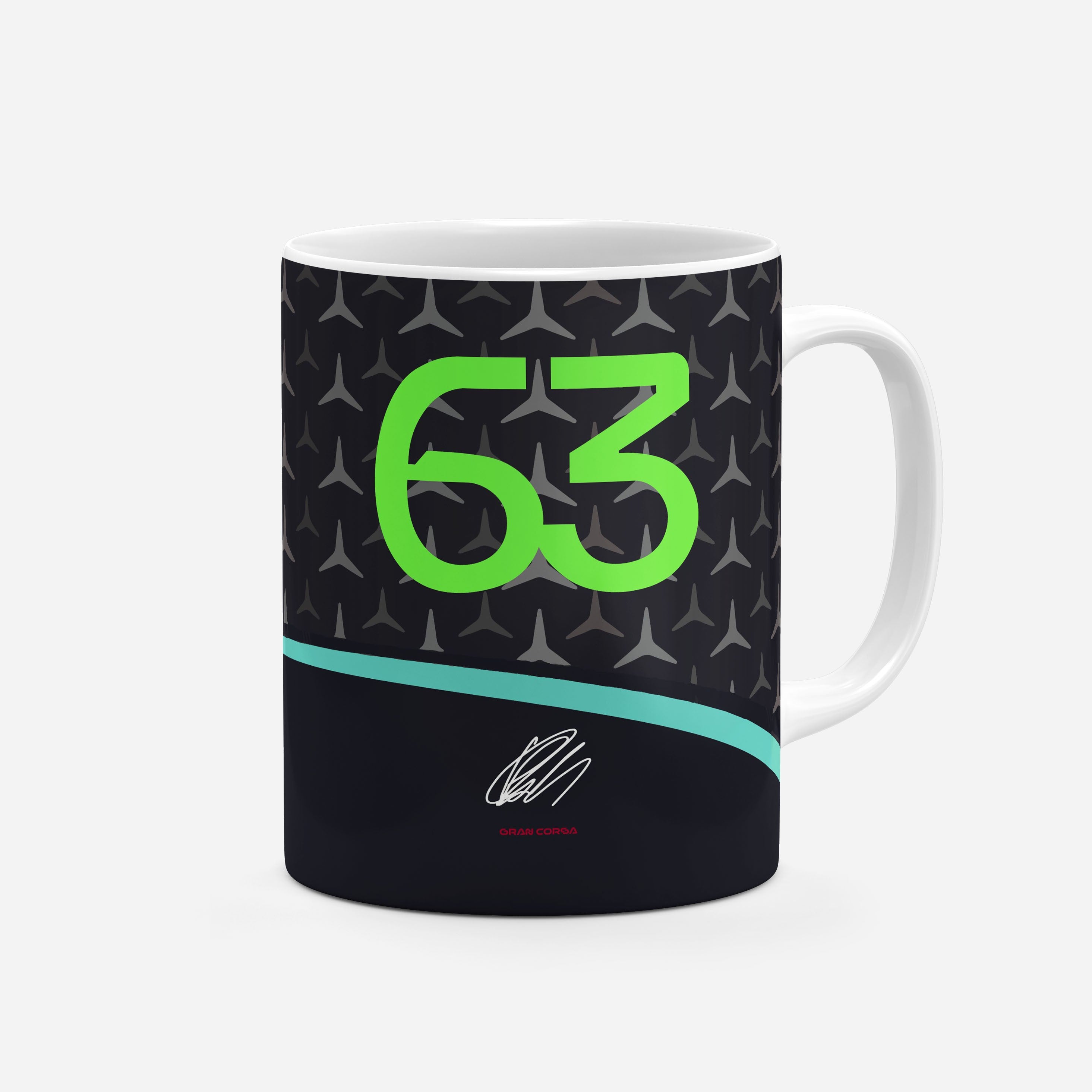 George Russell F1 Mercedes-AMG Petronas 2024 W15 Livery Mug