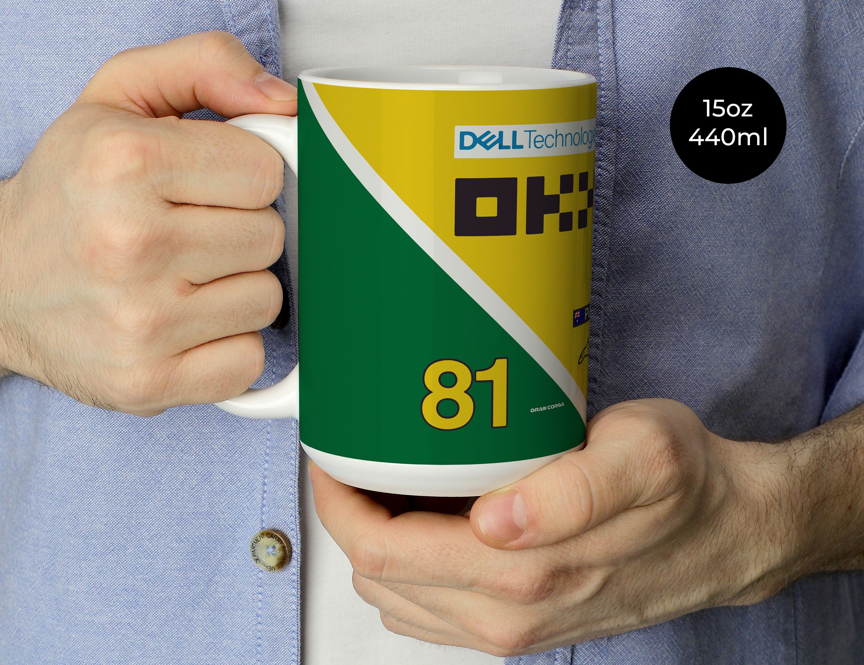 Oscar Piastri F1 McLaren 2024 Monaco GP Suit Mug