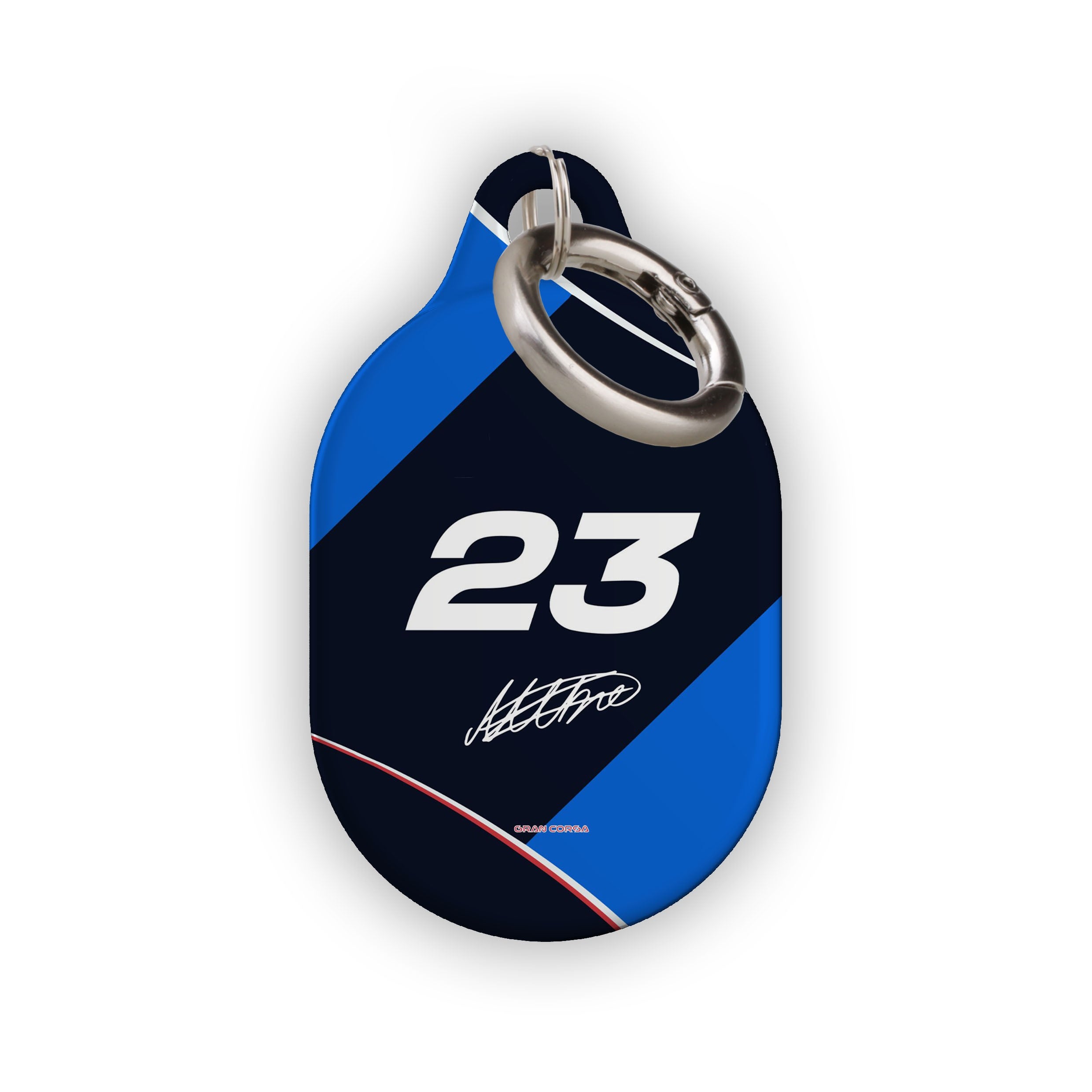 Alexander Albon AirTag Holder - 2024 Williams F1 Livery Durable Keychain