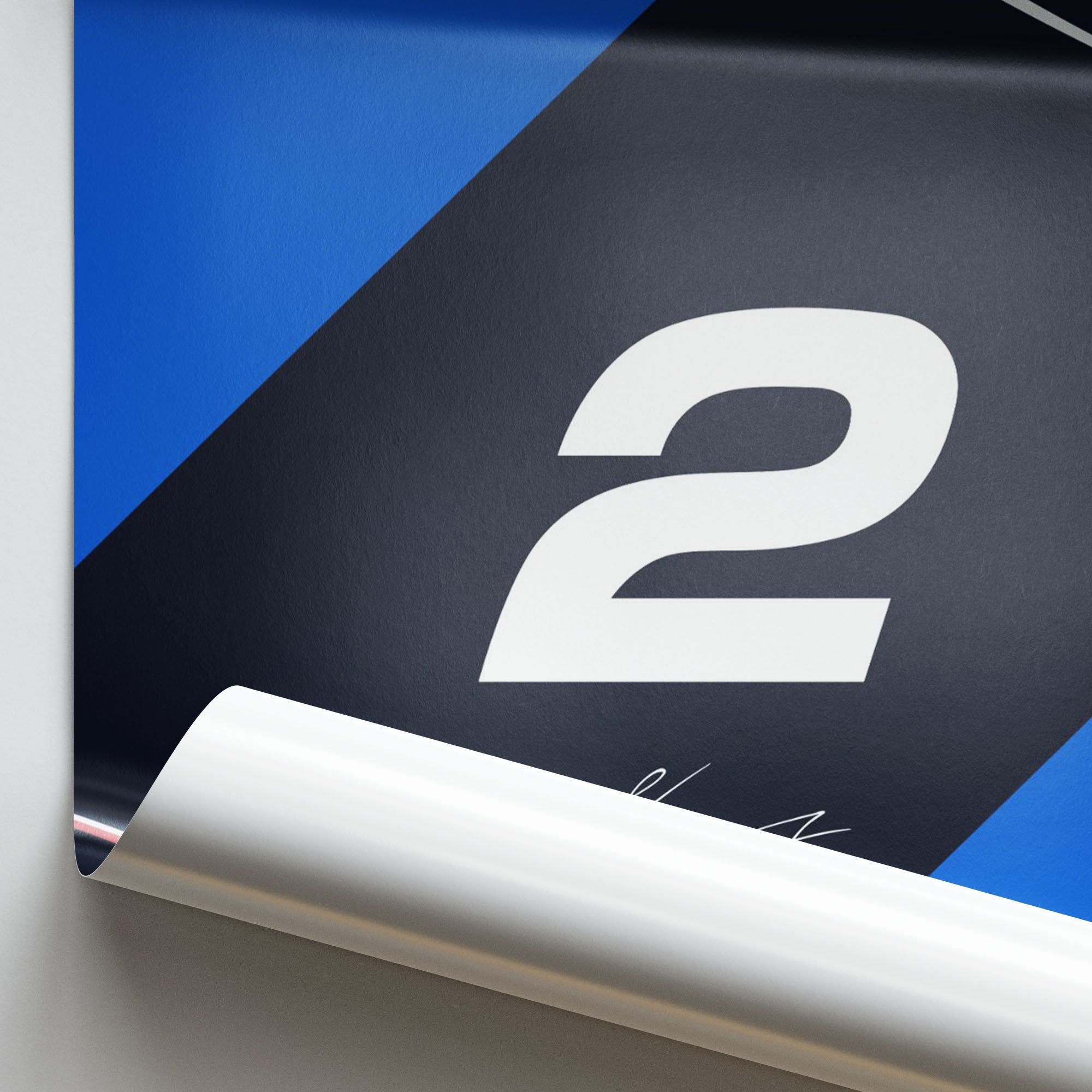 Logan Sargeant F1 Williams 2024 Season Livery Poster