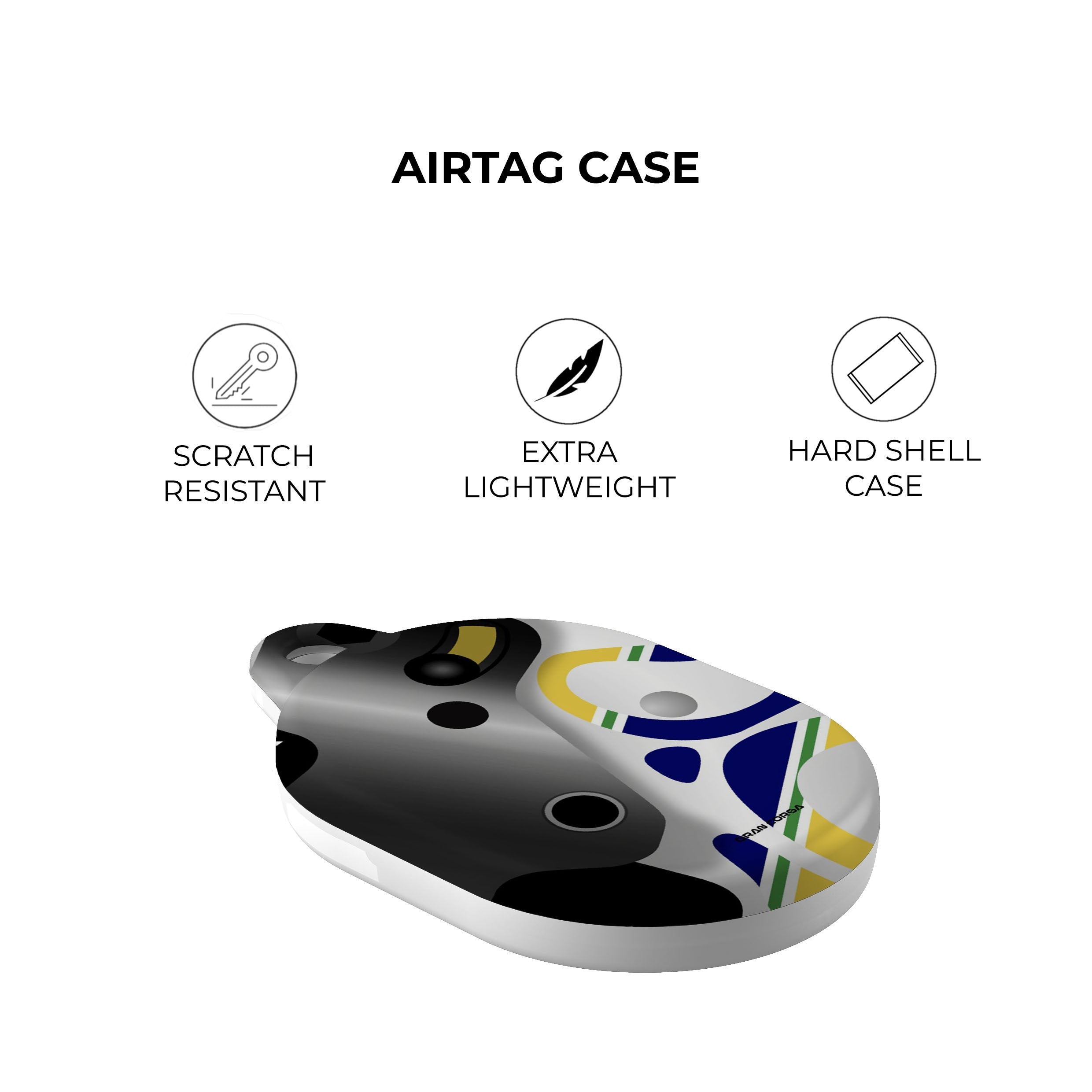 Lando Norris F1 McLaren 2024 Monaco GP Helmet AirTag Holder