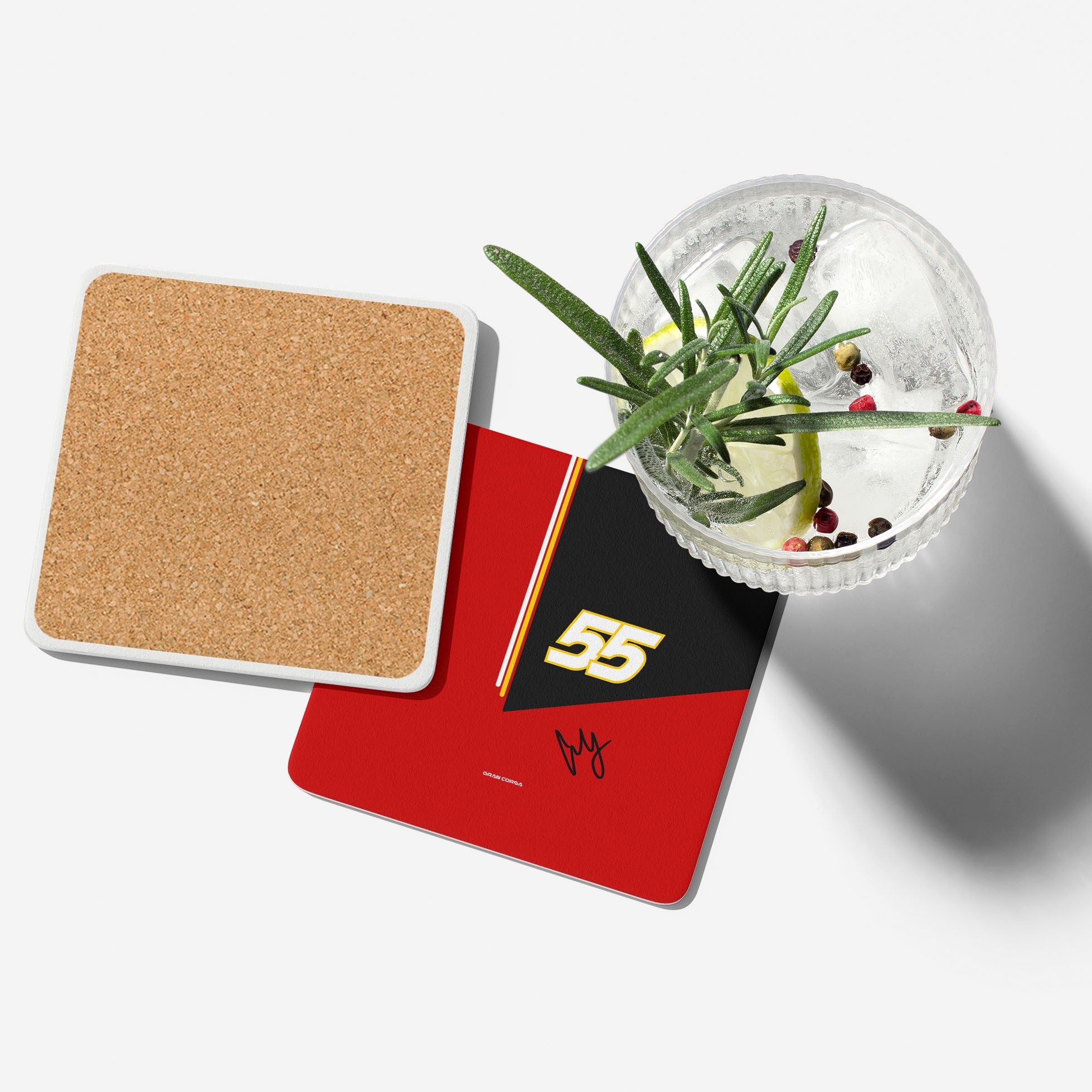 Carlos Sainz F1 Ferrari 2024 SF-24 Livery Coaster