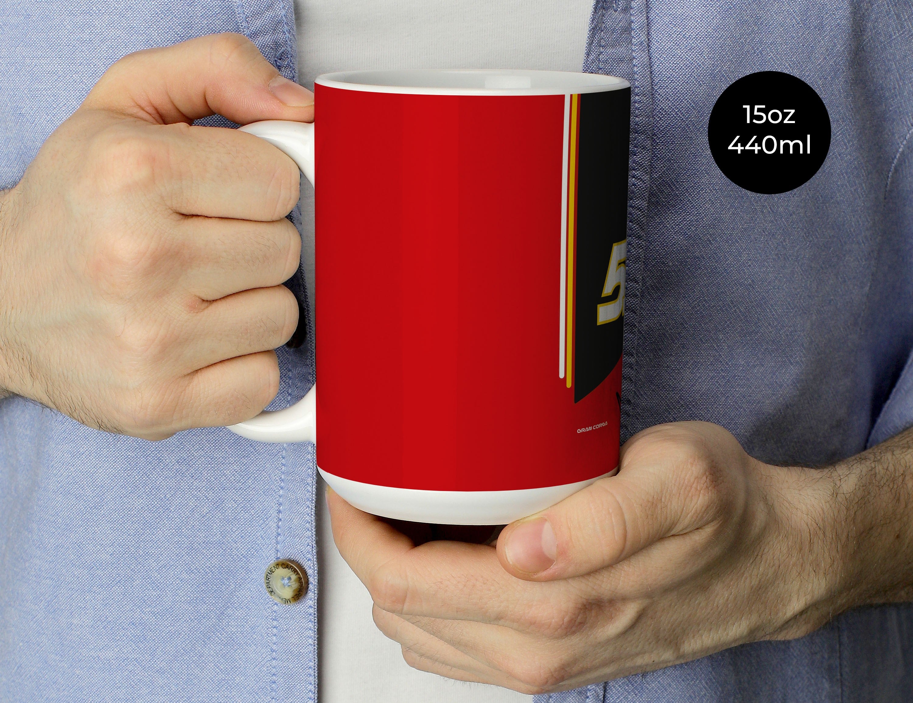 Carlos Sainz F1 Ferrari 2024 SF-24 Livery Mug