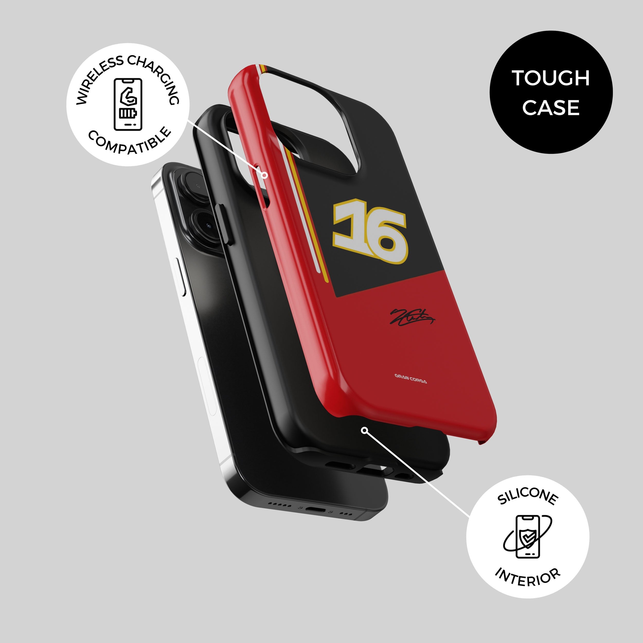Ferrari SF-24 Phone Case – 2024 F1 Livery Charles Leclerc Racing Design