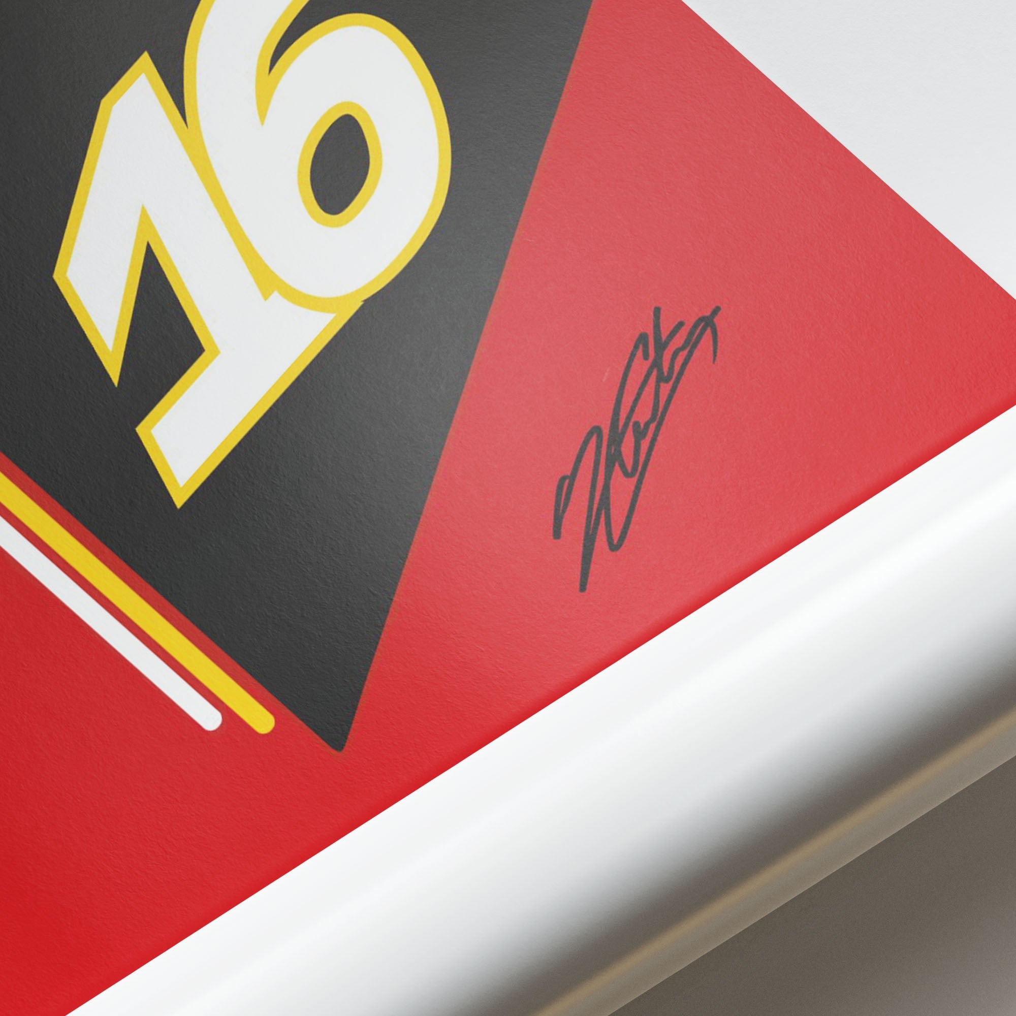 Charles Leclerc F1 Ferrari 2024 SF-24 Livery Poster
